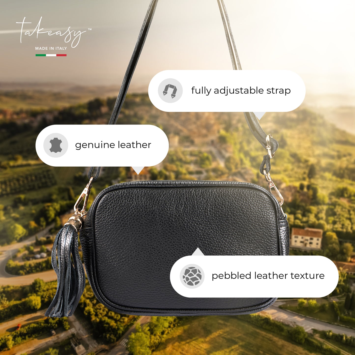 Calf Leather Crossbody Bag 231302
