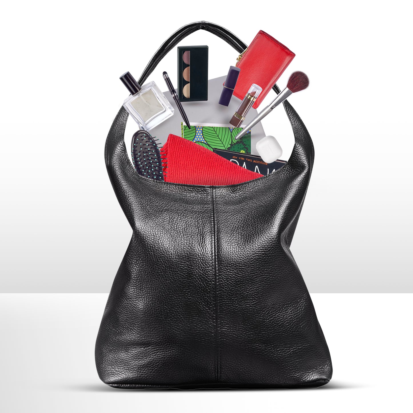 Calf Leather Hobo Bag 011943