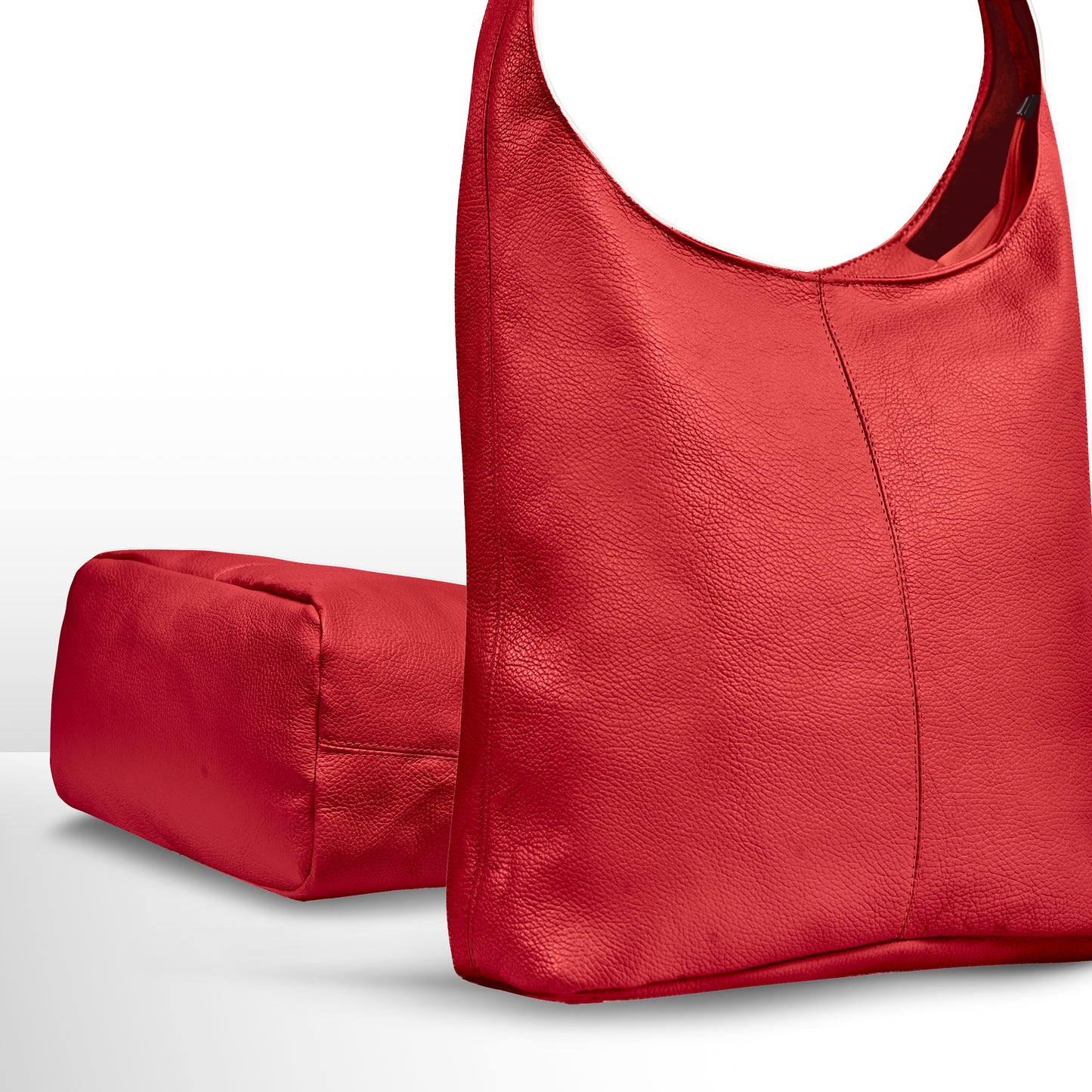 Calf Leather Hobo Bag 011943