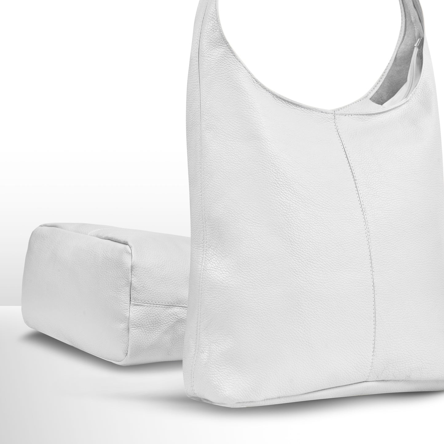 Calf Leather Hobo Bag 011943