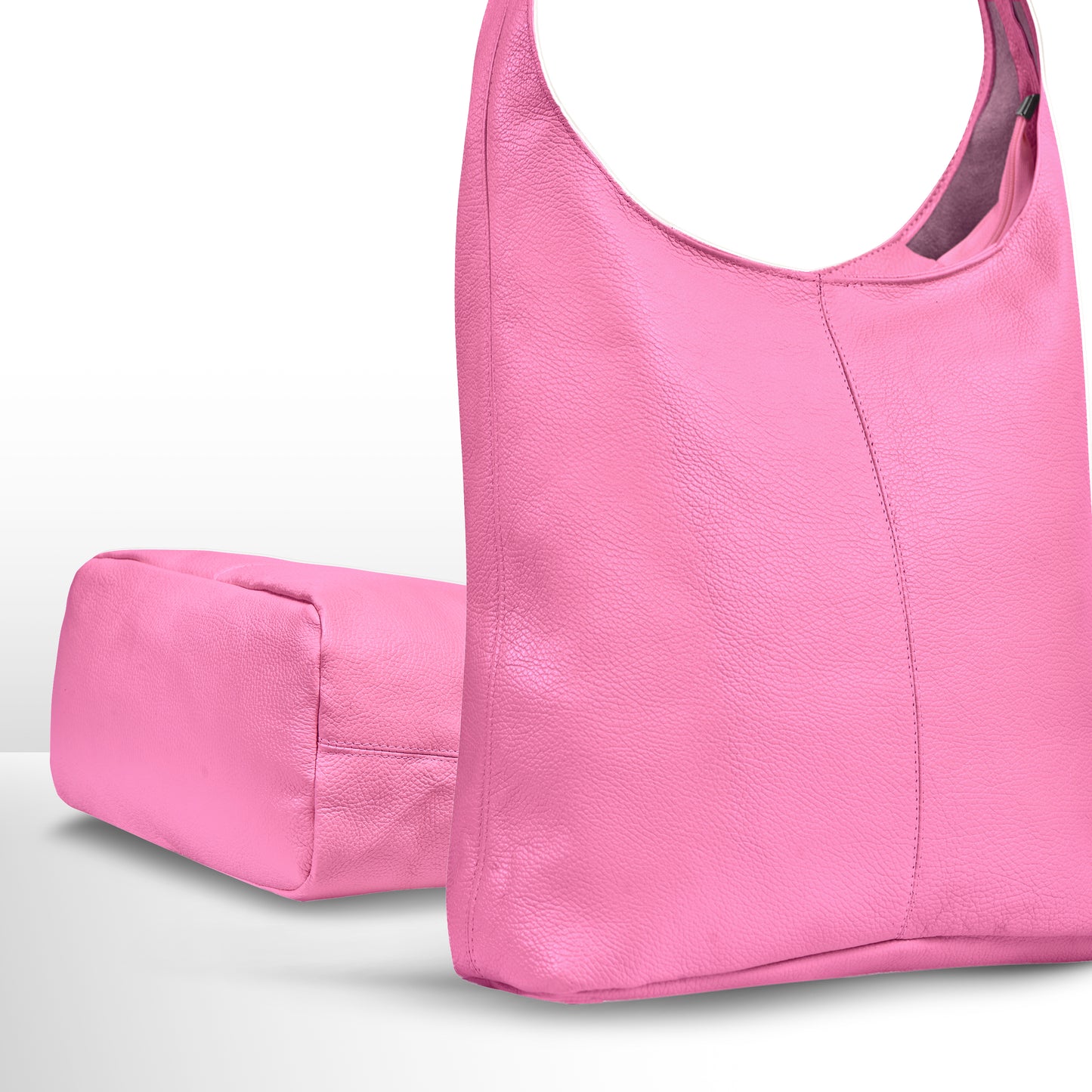 Calf Leather Hobo Bag 011943