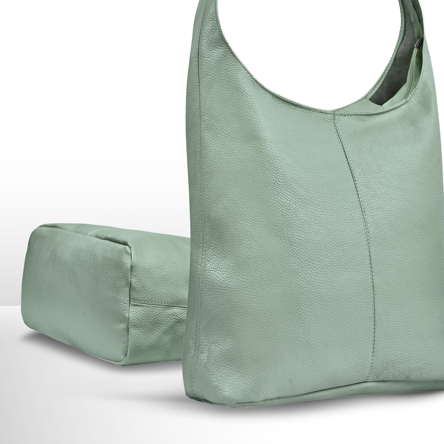 Calf Leather Hobo Bag 011943