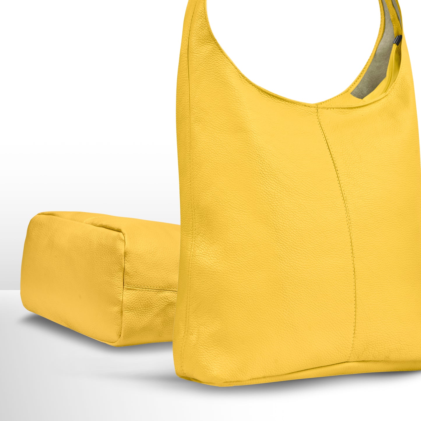 Calf Leather Hobo Bag 011943