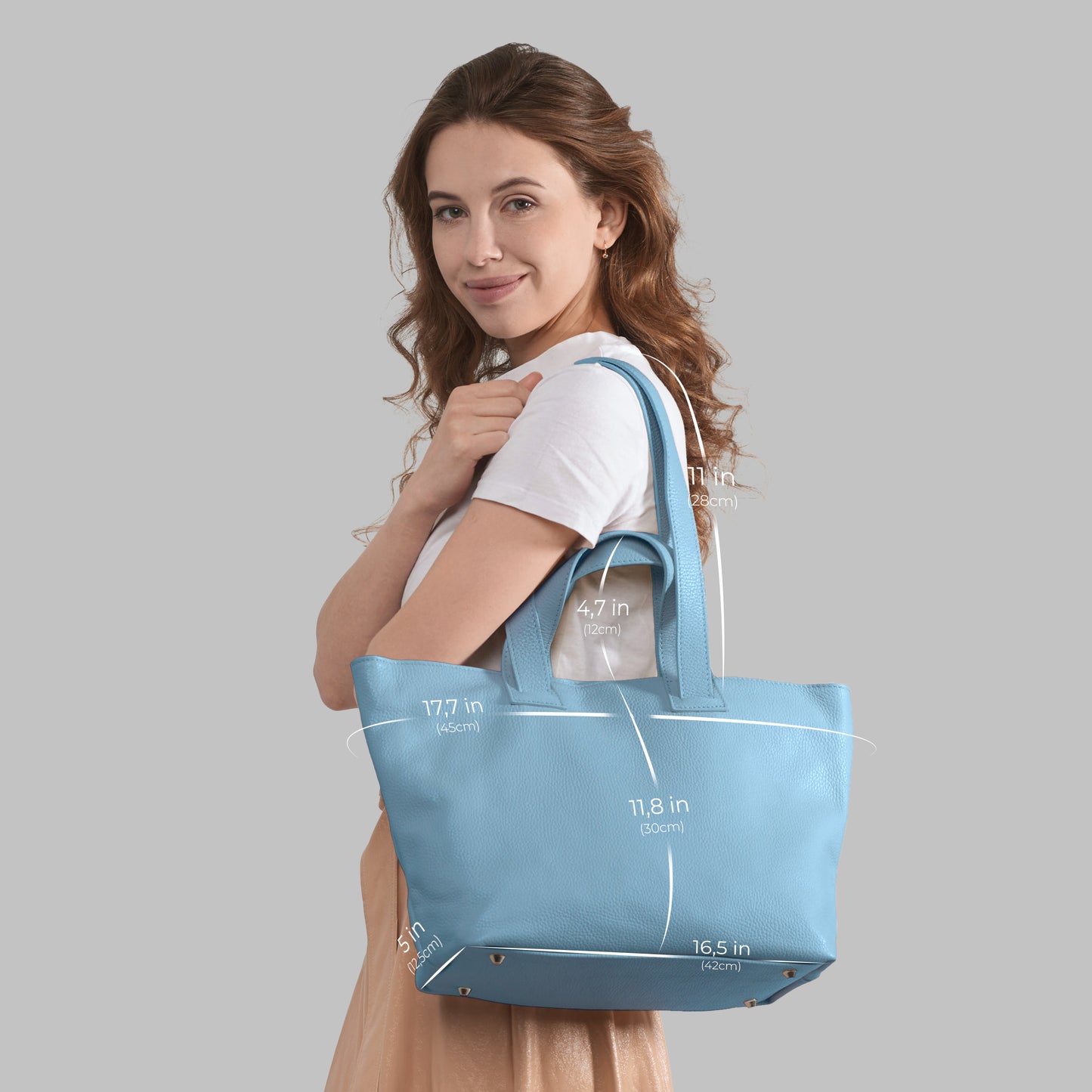 Calf Leather Tote Bag 122500