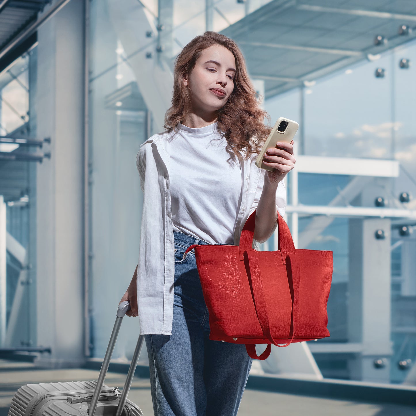 Calf Leather Tote Bag 122500