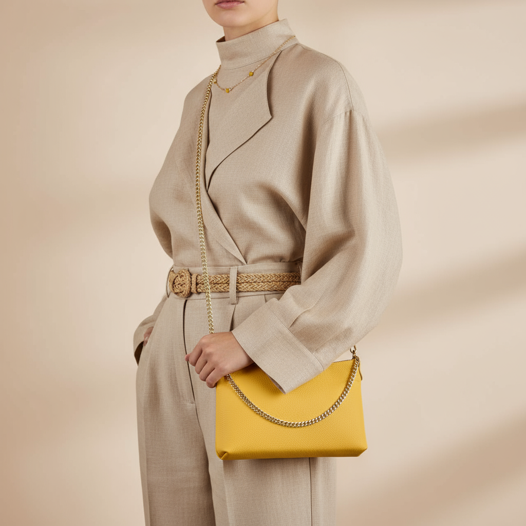 Calf Leather Crossbody Bag 101315