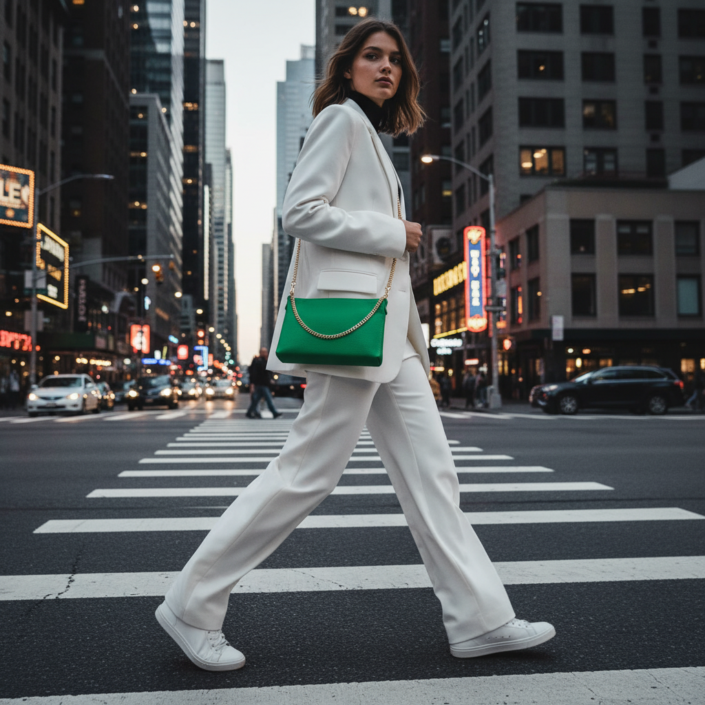 Calf Leather Crossbody Bag 101315