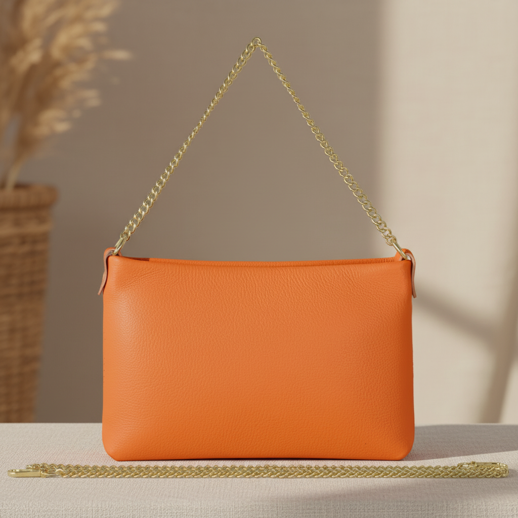 Calf Leather Crossbody Bag 101315