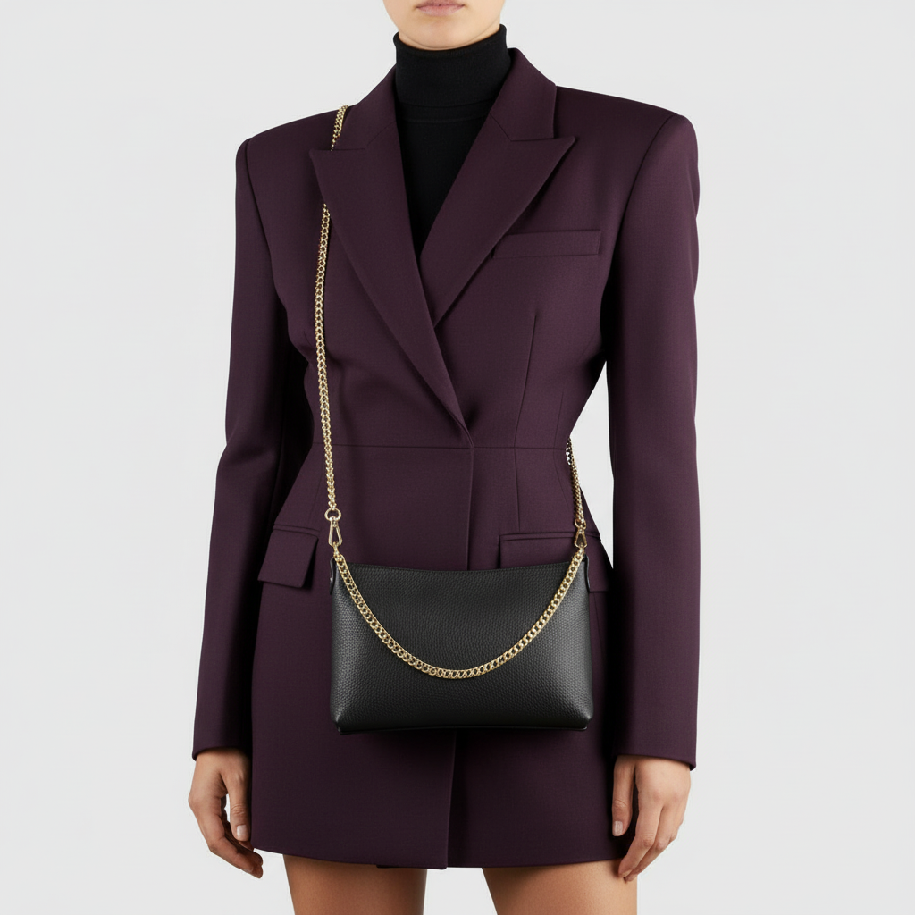 Calf Leather Crossbody Bag 101315