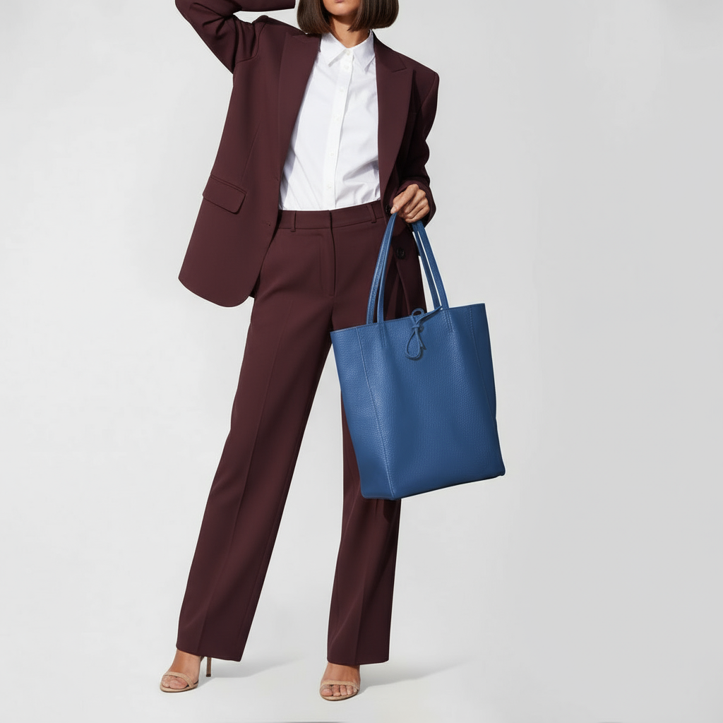 Calf Leather Tote Bag 201718
