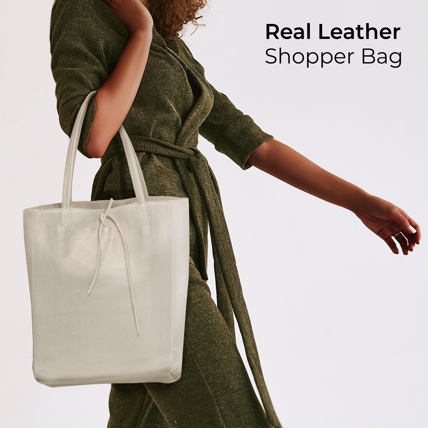 Calf Leather Tote Bag 201718