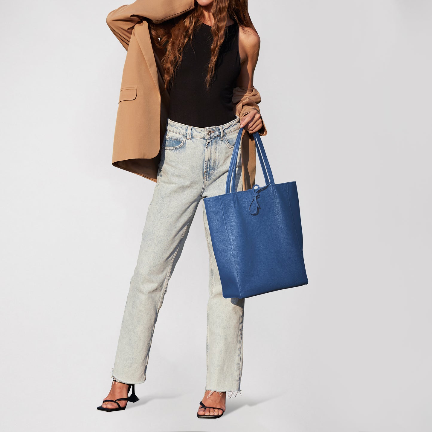 Calf Leather Tote Bag 201718