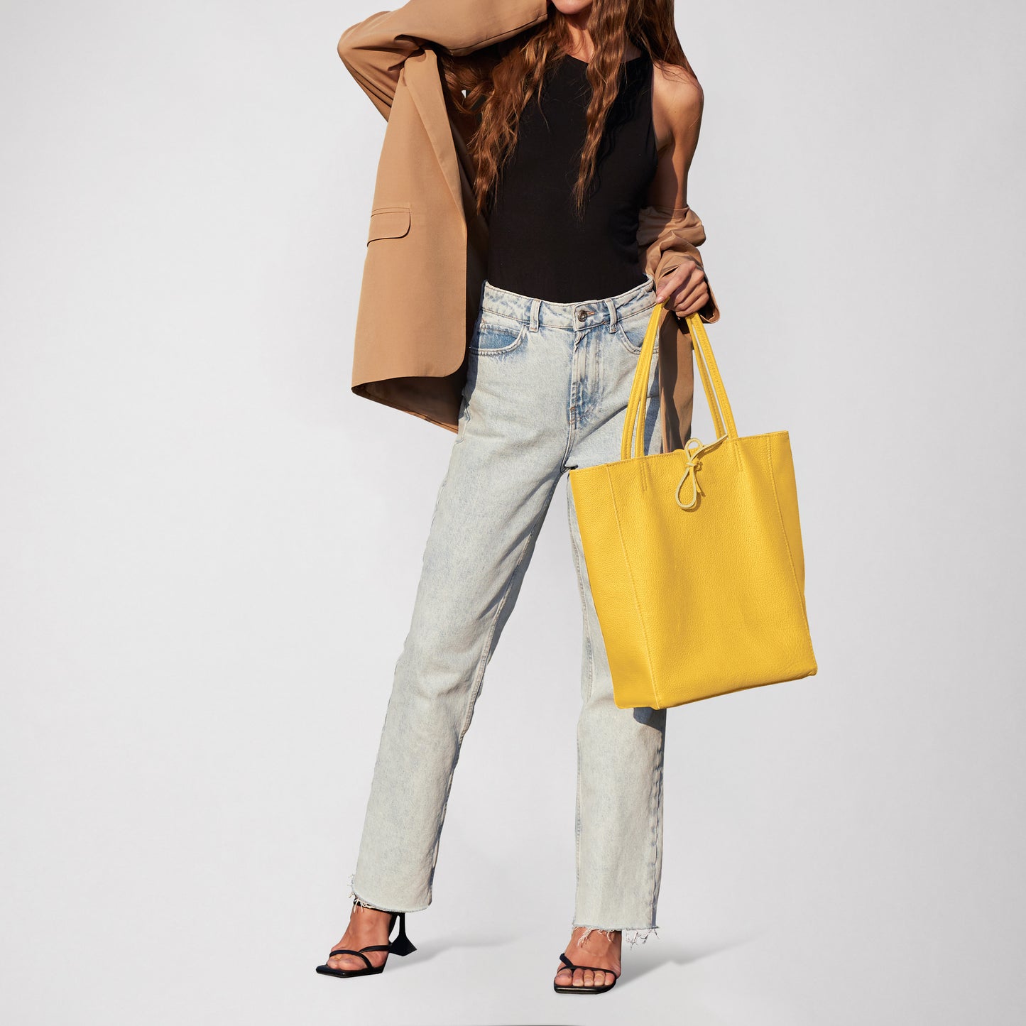 Calf Leather Tote Bag 201718