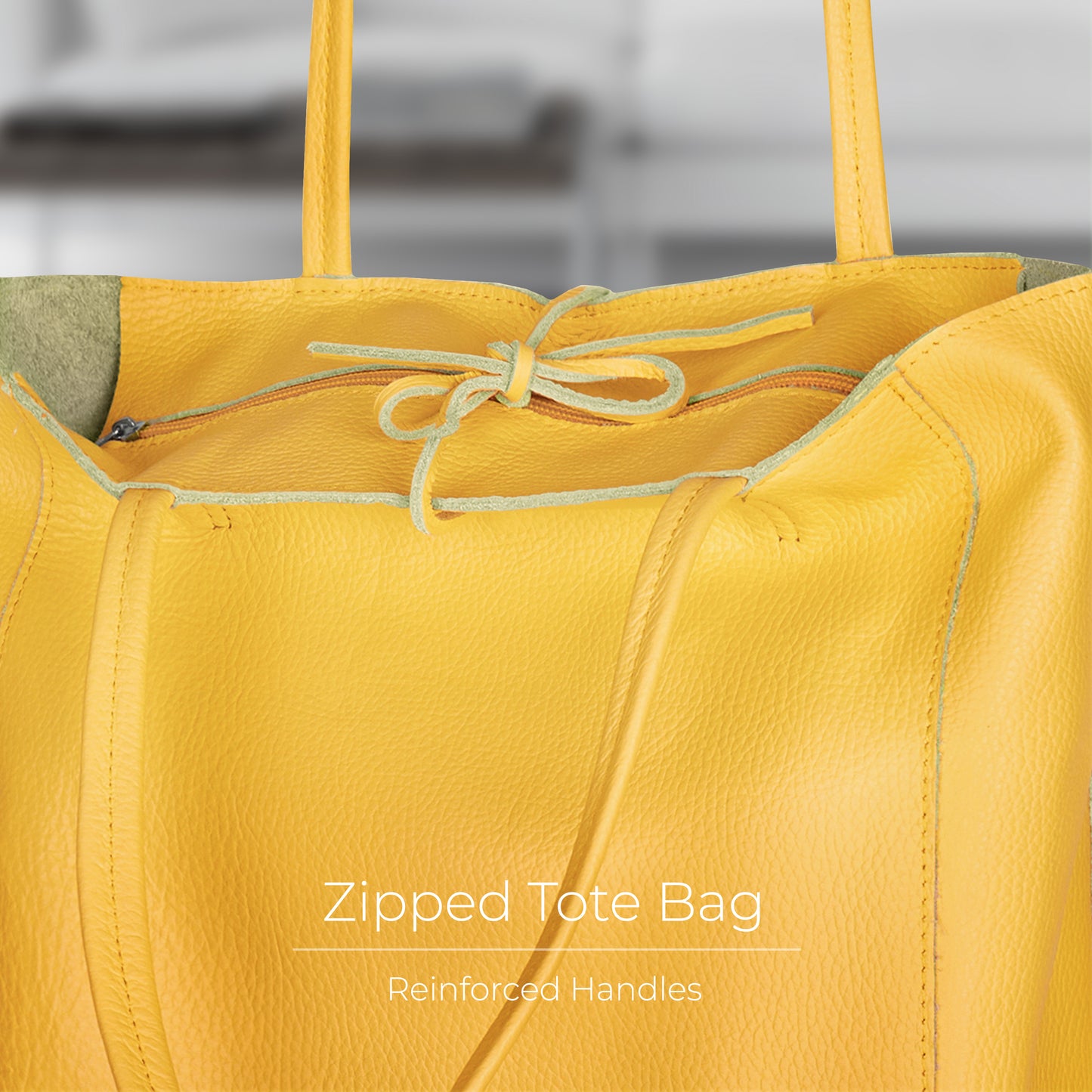 Calf Leather Tote Bag 201718