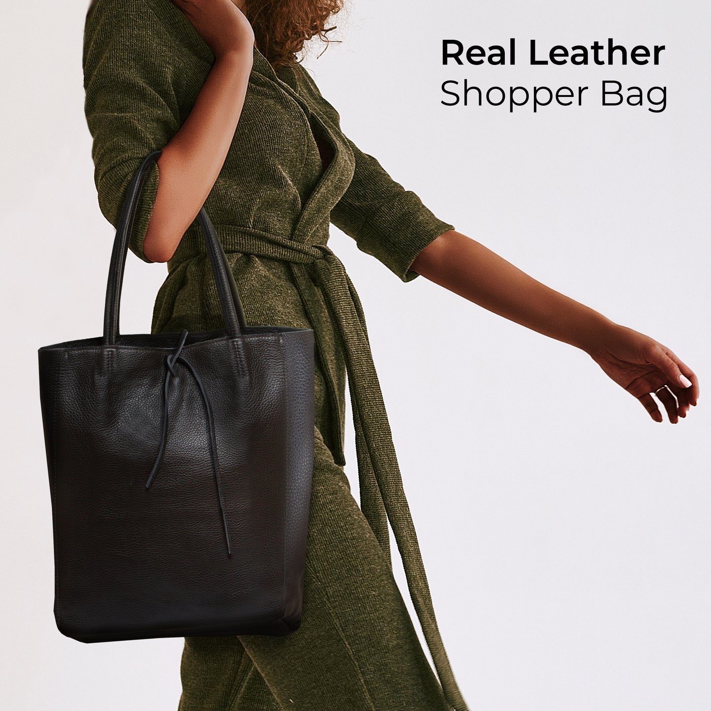 Calf Leather Tote Bag 201718