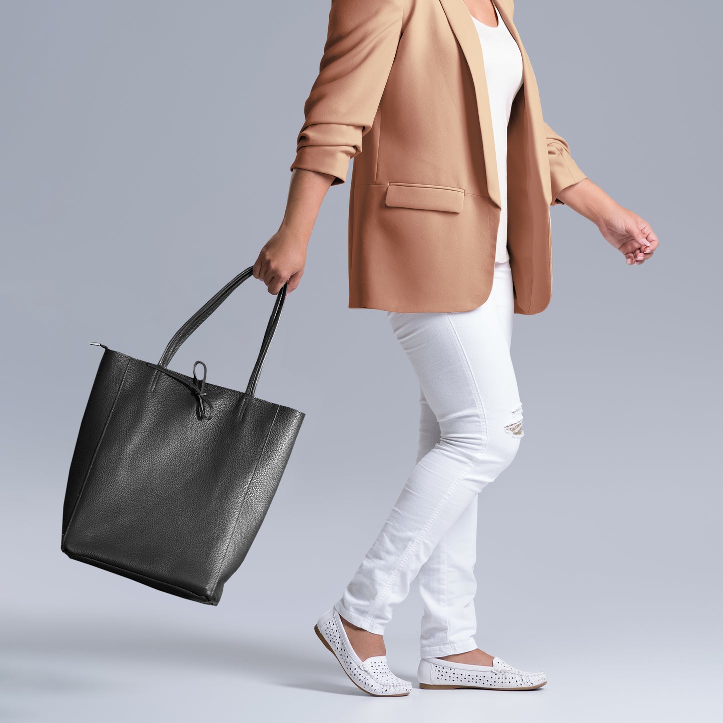 Calf Leather Tote Bag 201718