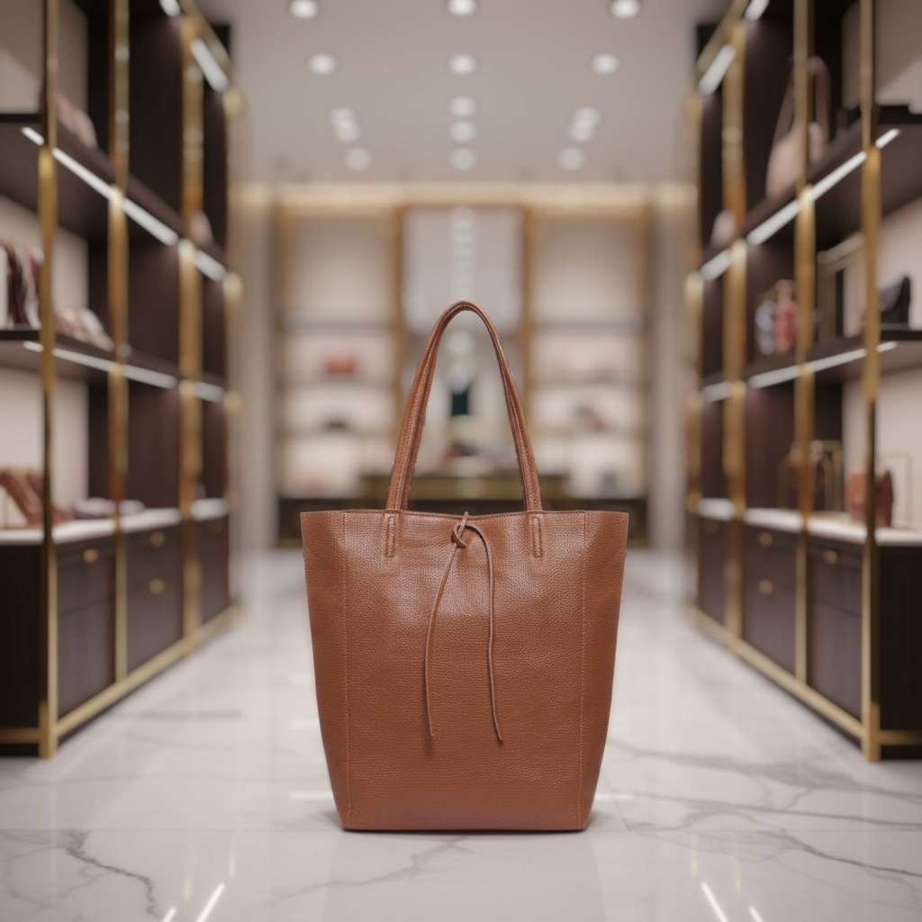 Calf Leather Tote Bag 201718