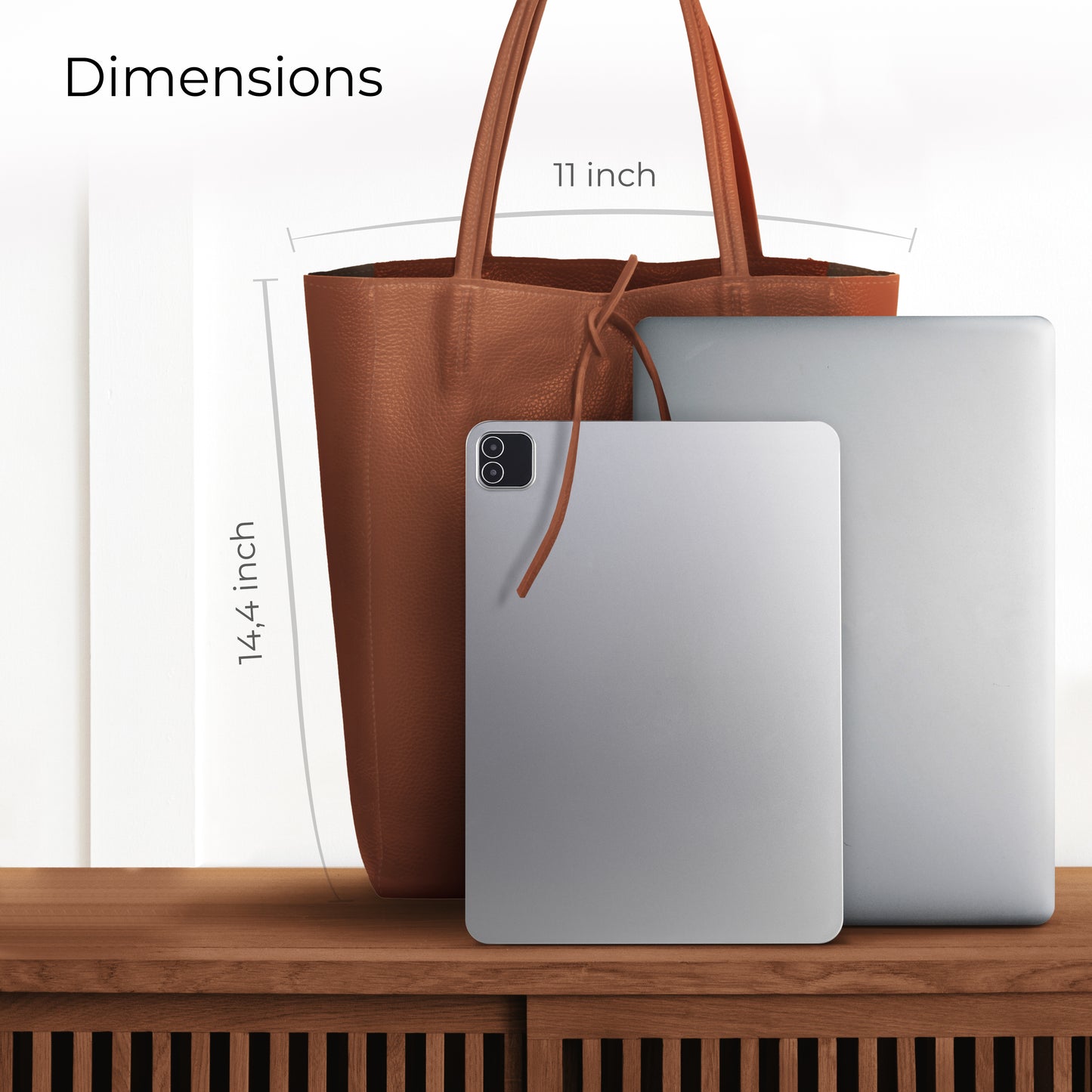 Calf Leather Tote Bag 201718