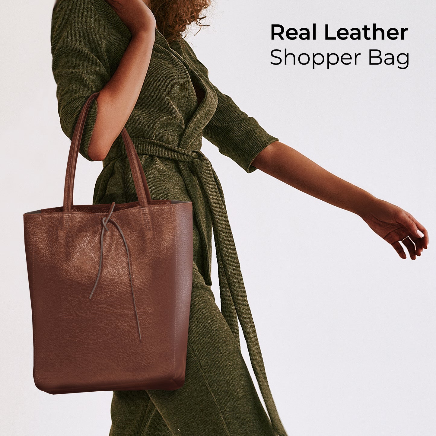 Calf Leather Tote Bag 201718