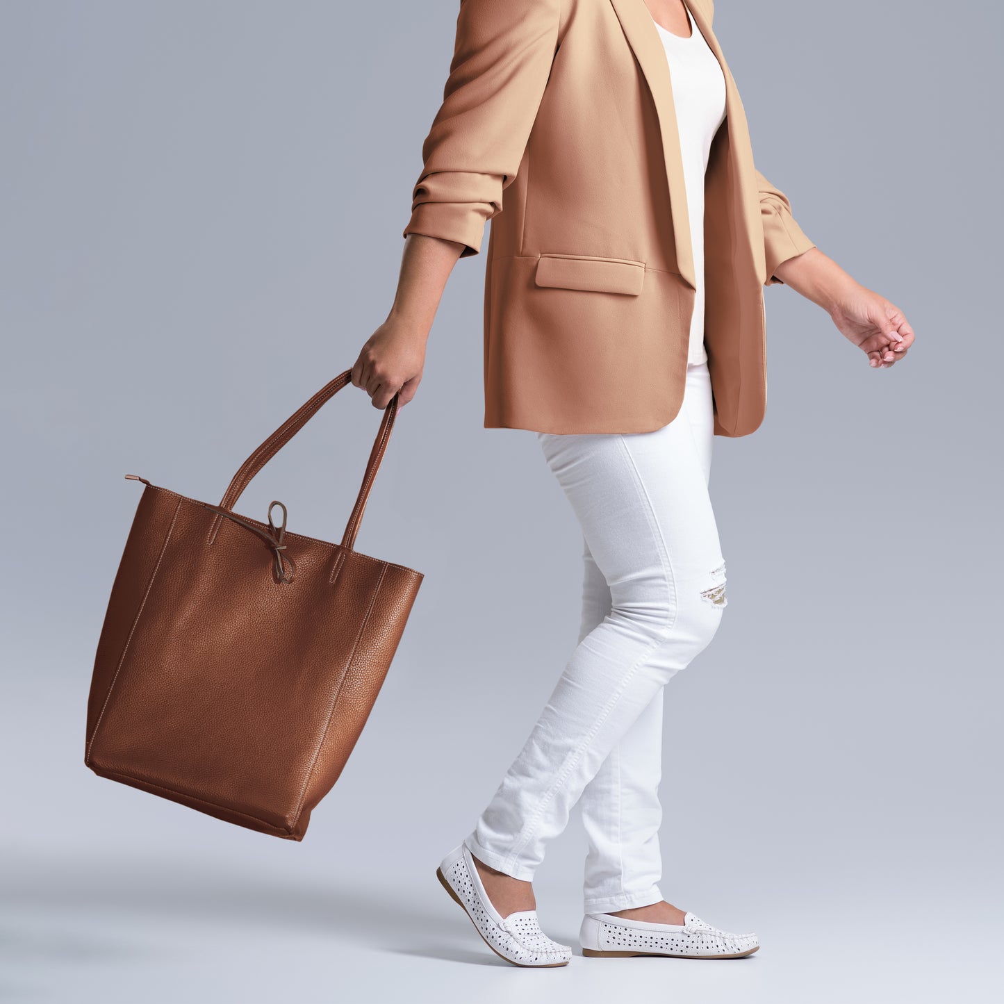 Calf Leather Tote Bag 201718