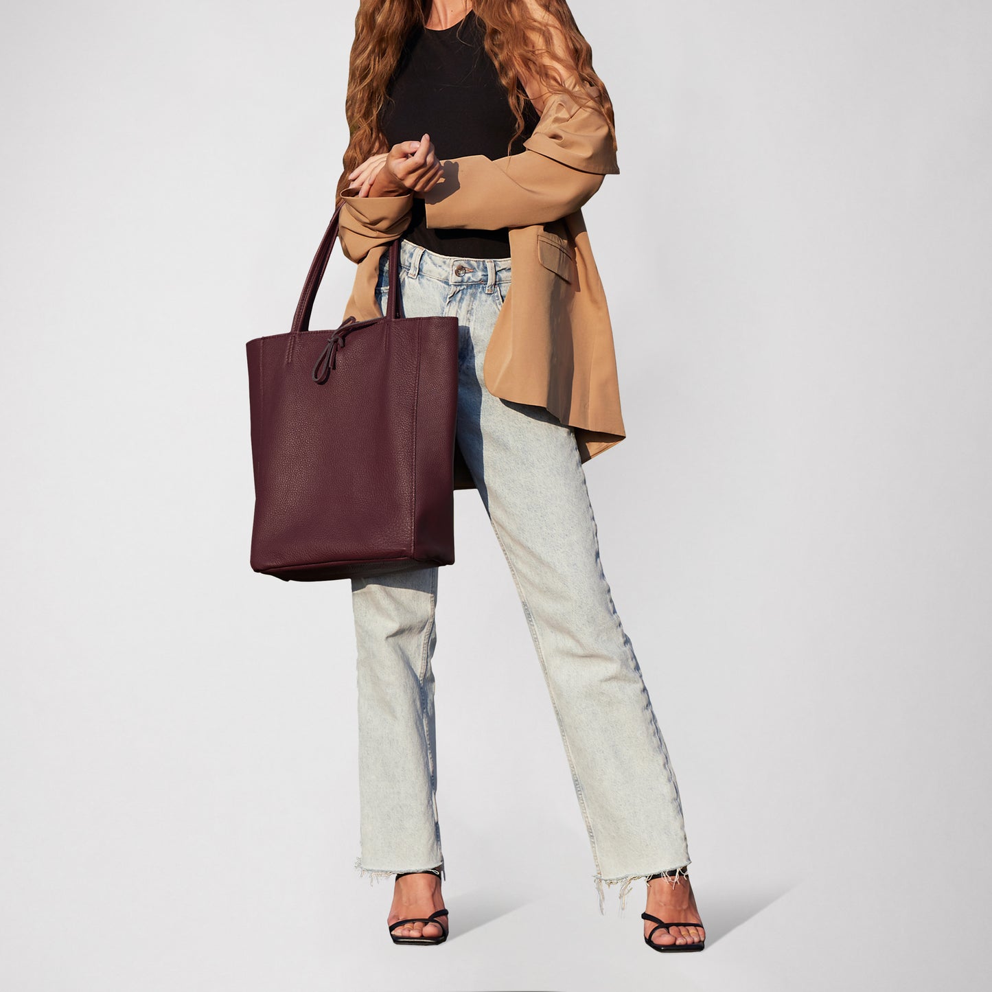 Calf Leather Tote Bag 201718