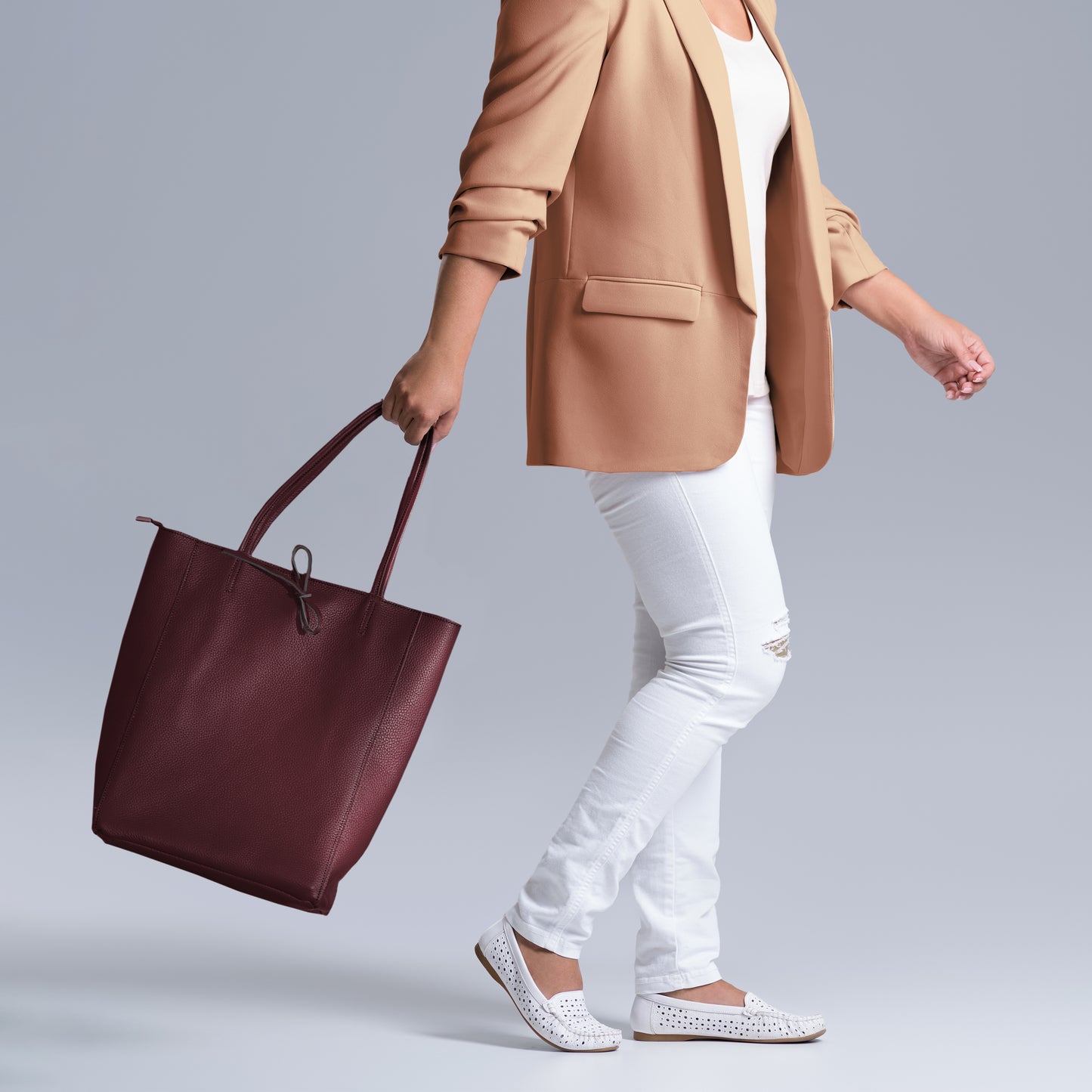 Calf Leather Tote Bag 201718