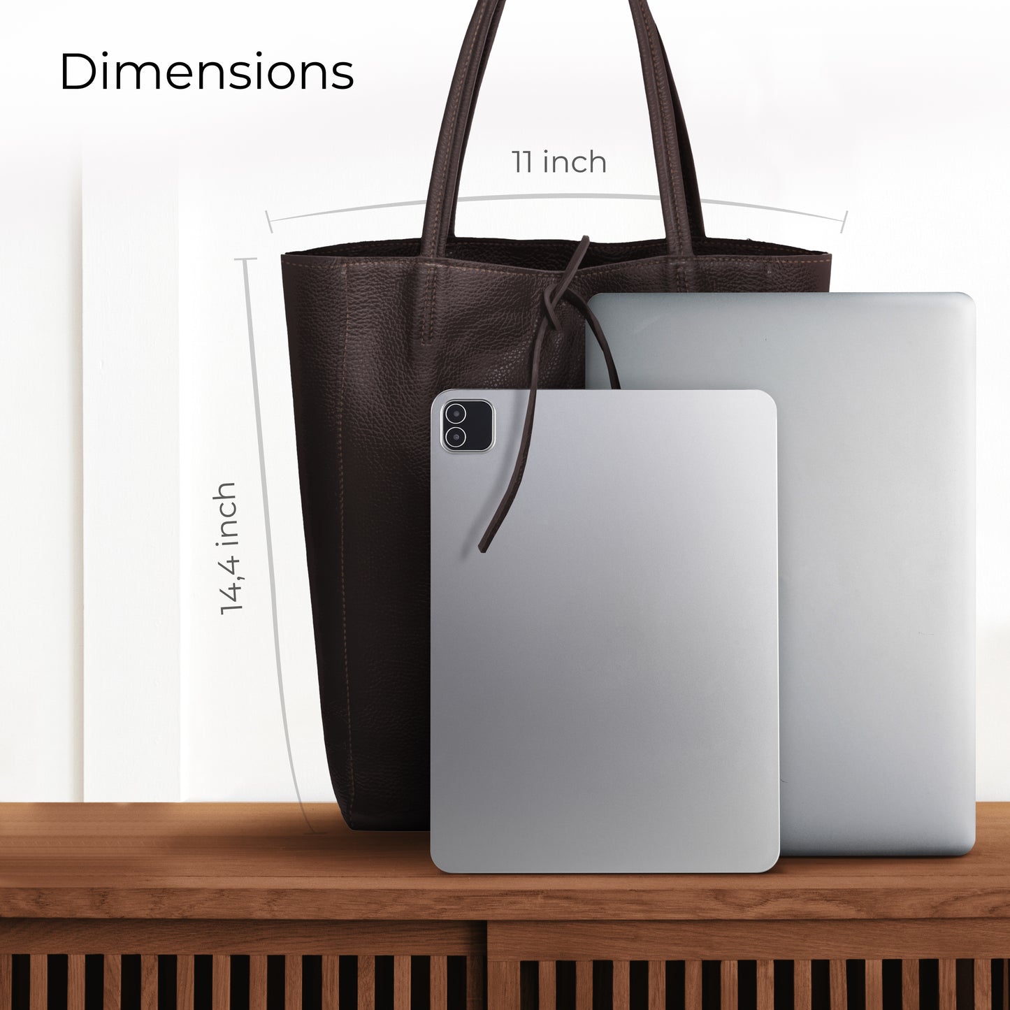 Calf Leather Tote Bag 201718