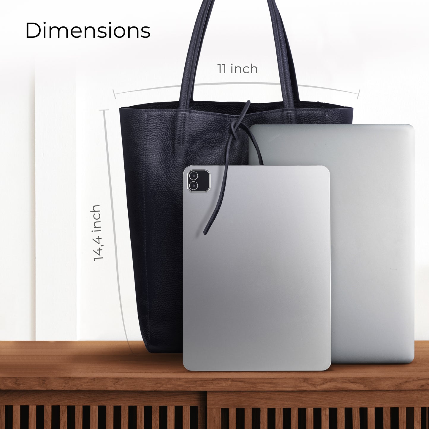 Calf Leather Tote Bag 201718