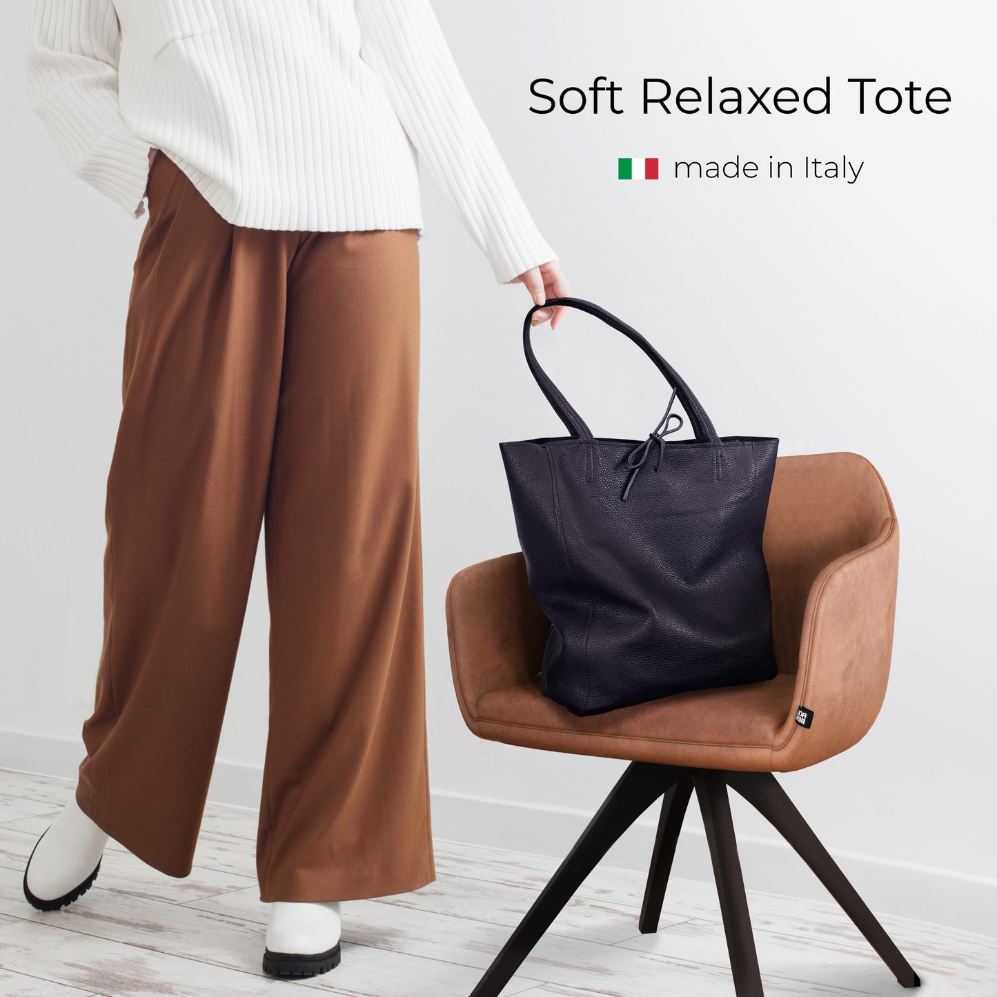 Calf Leather Tote Bag 201718
