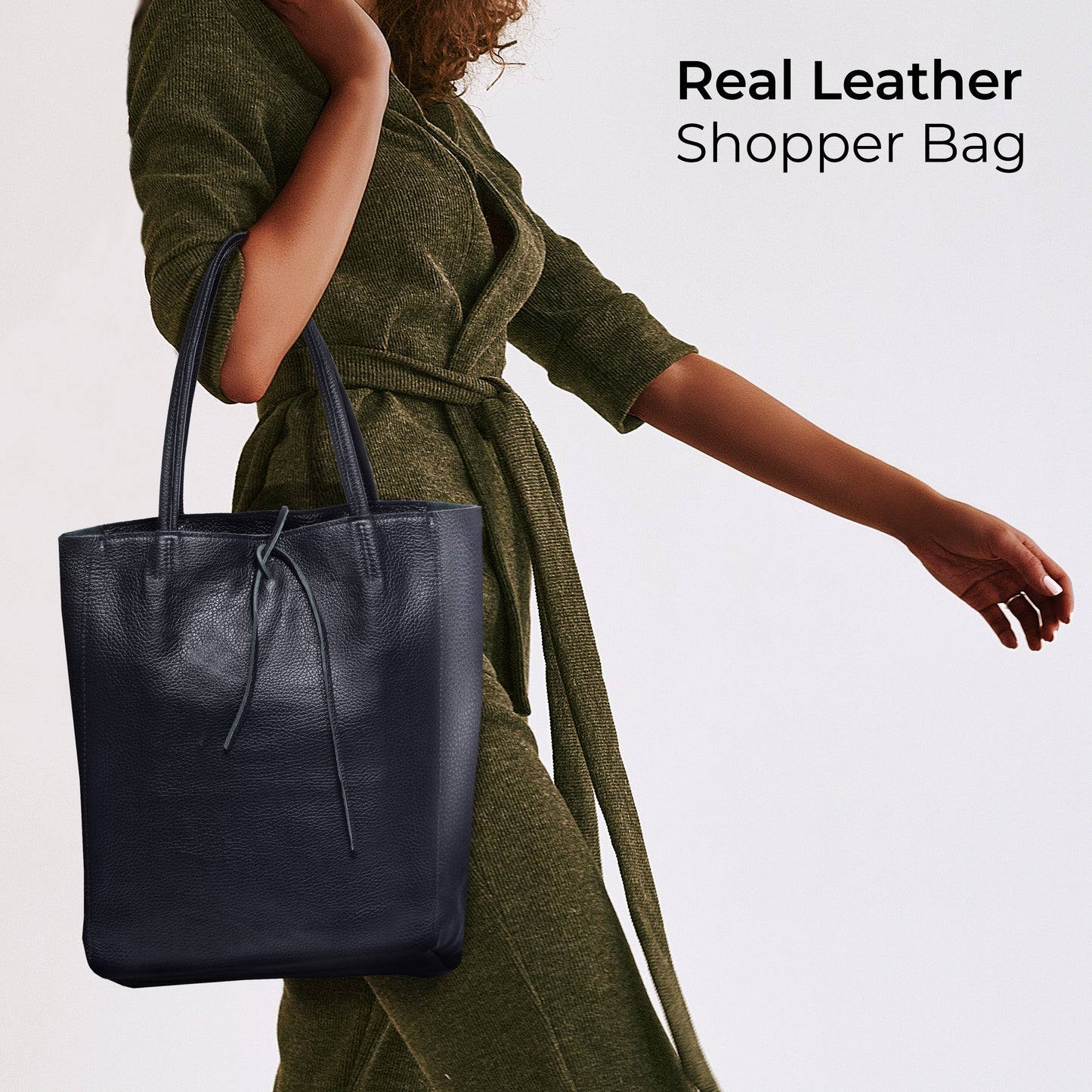 Calf Leather Tote Bag 201718