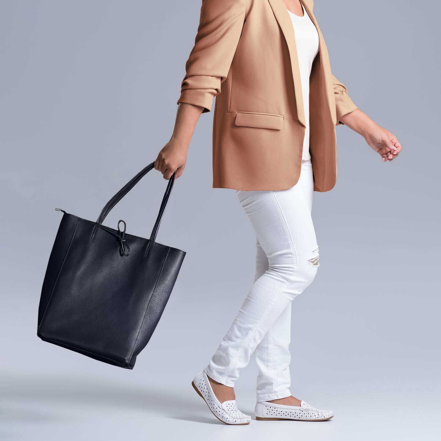 Calf Leather Tote Bag 201718