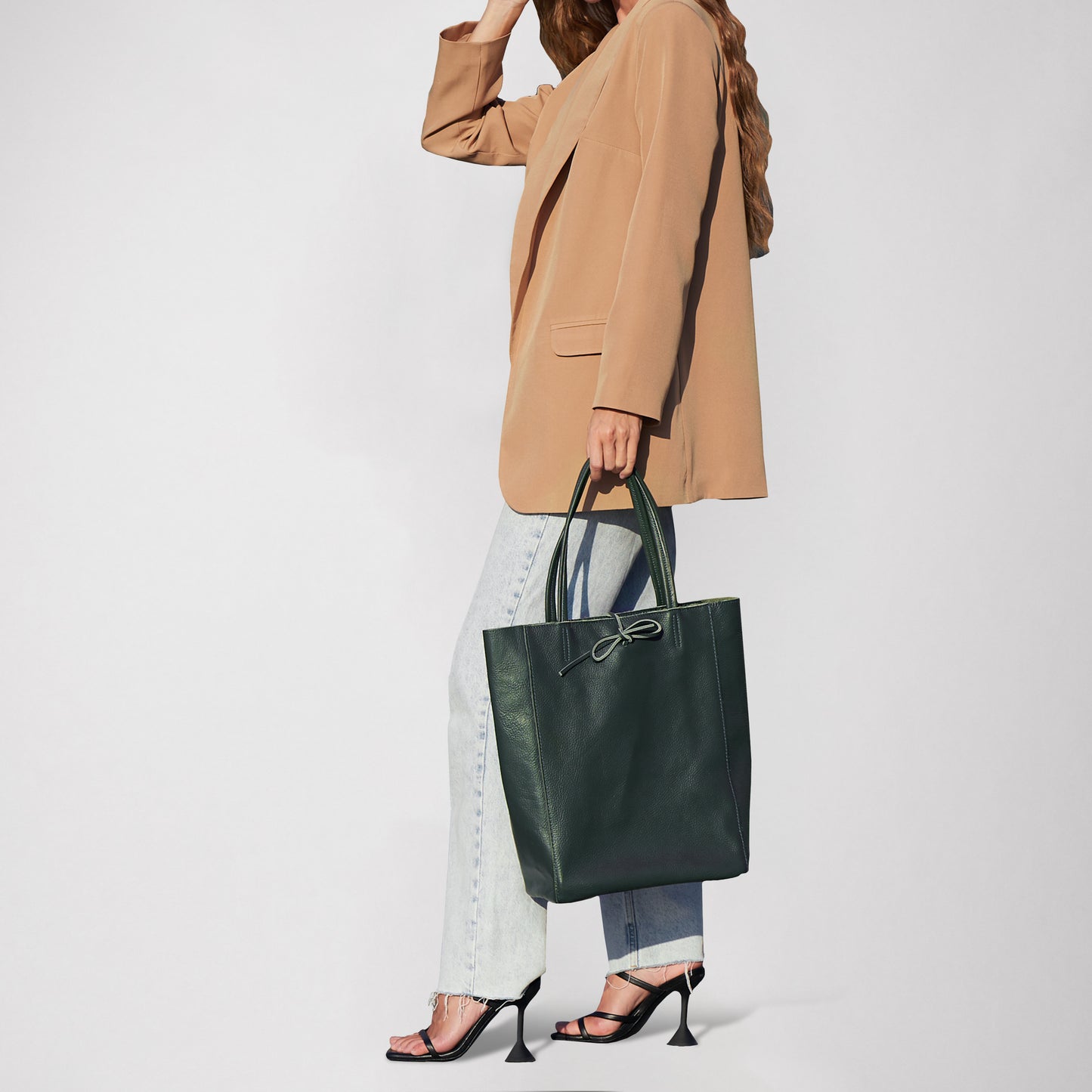 Calf Leather Tote Bag 201718
