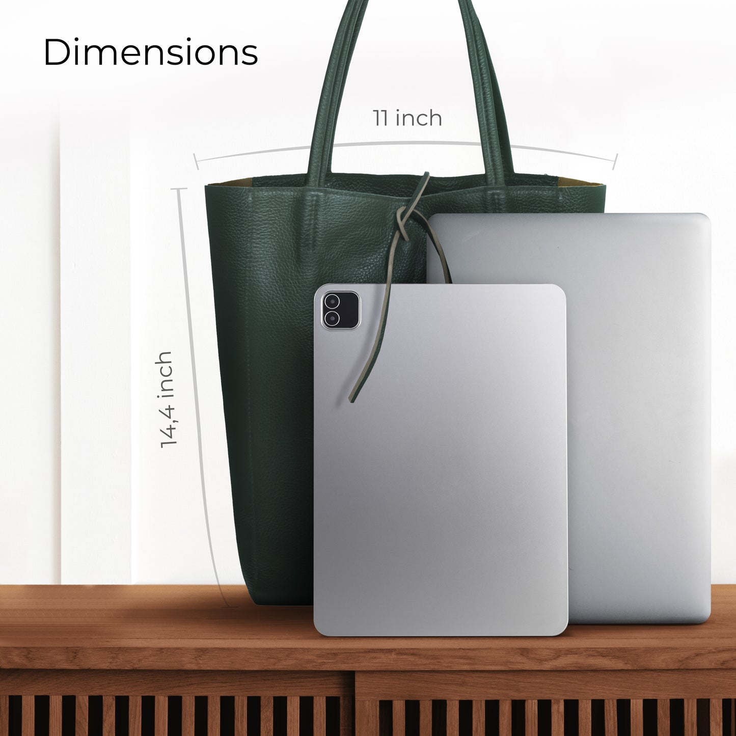 Calf Leather Tote Bag 201718