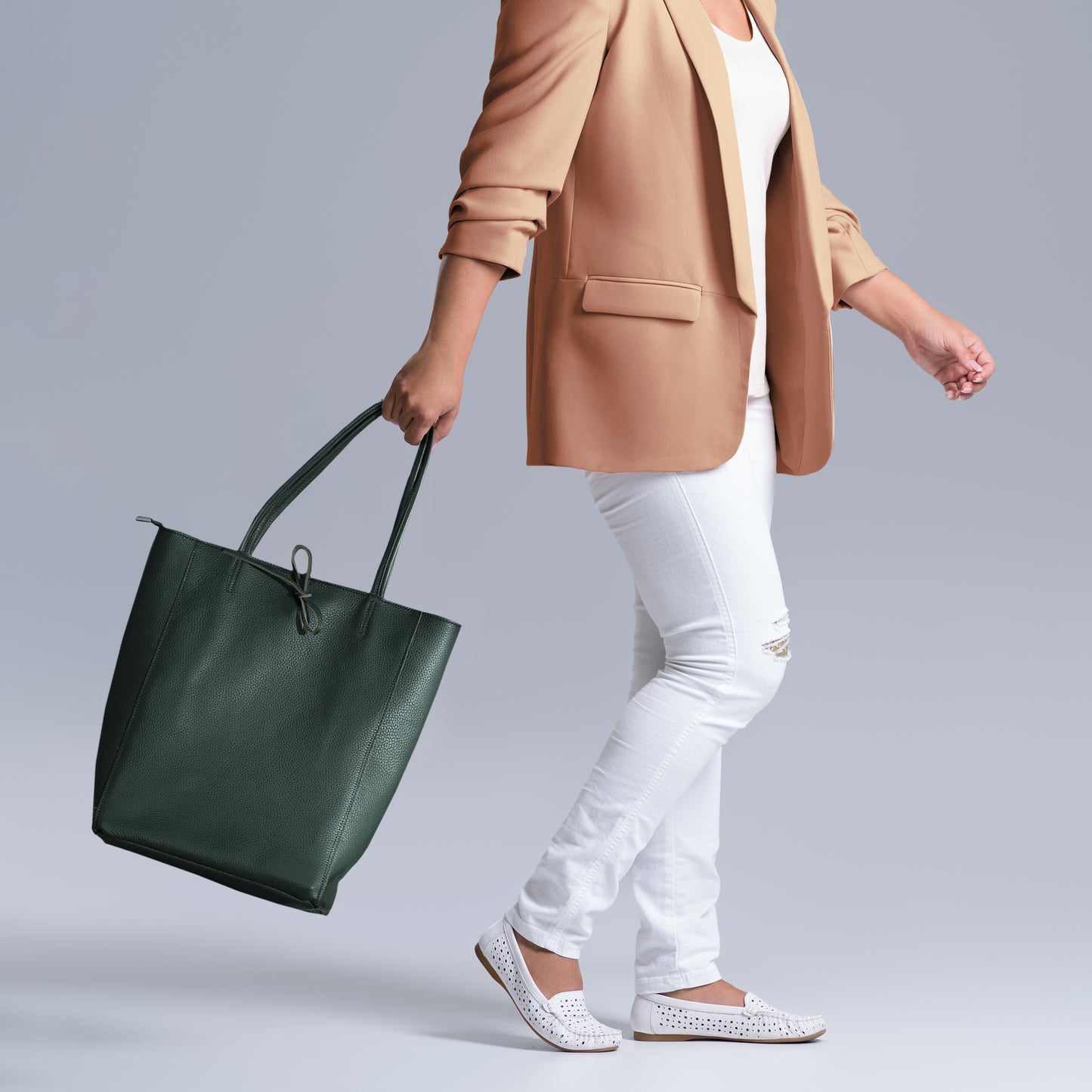 Calf Leather Tote Bag 201718