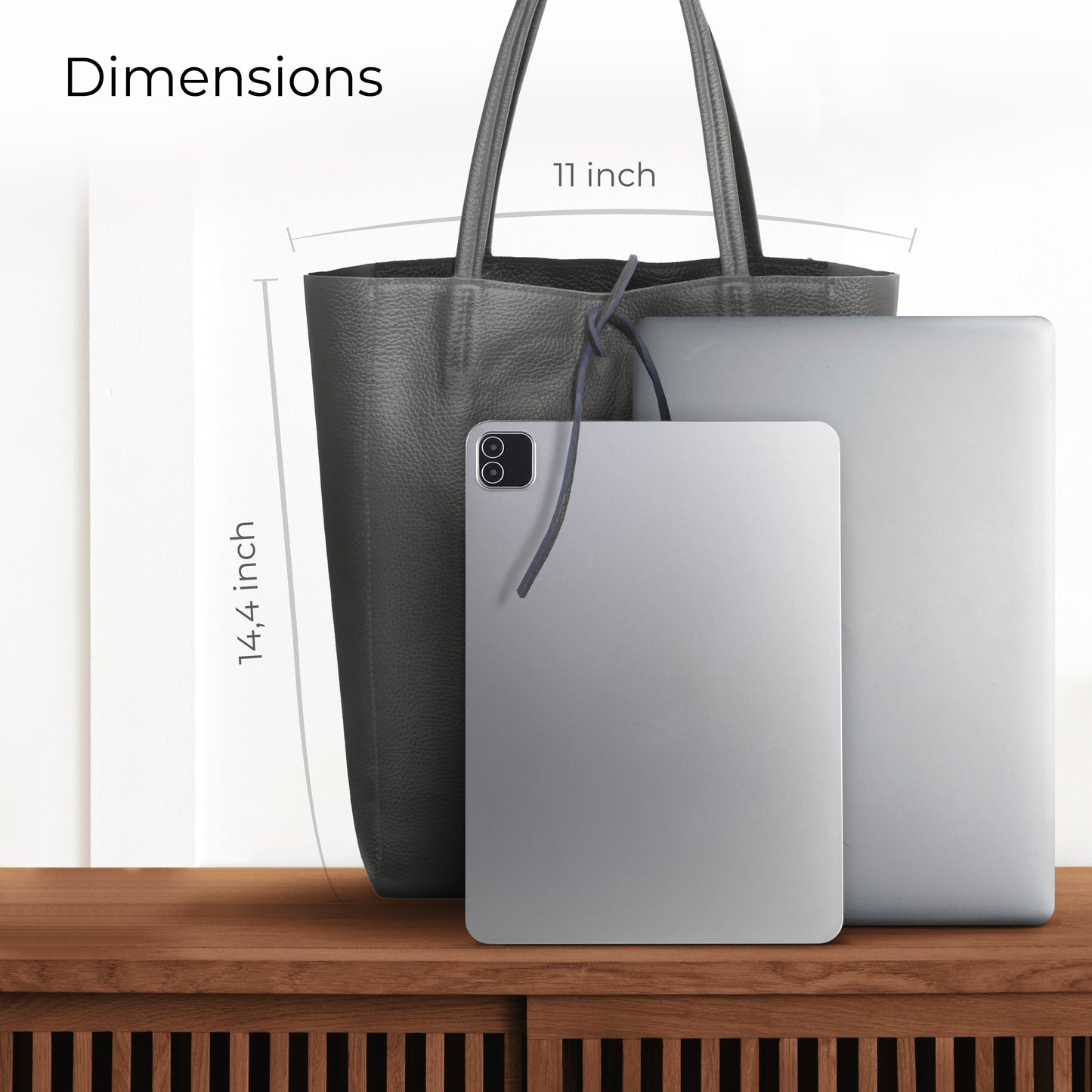 Calf Leather Tote Bag 201718