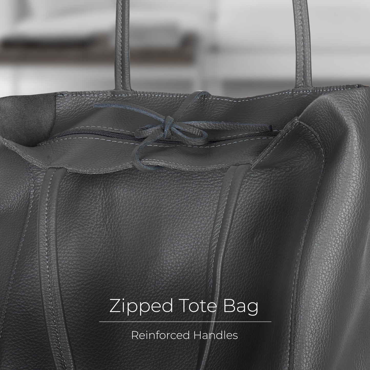 Calf Leather Tote Bag 201718