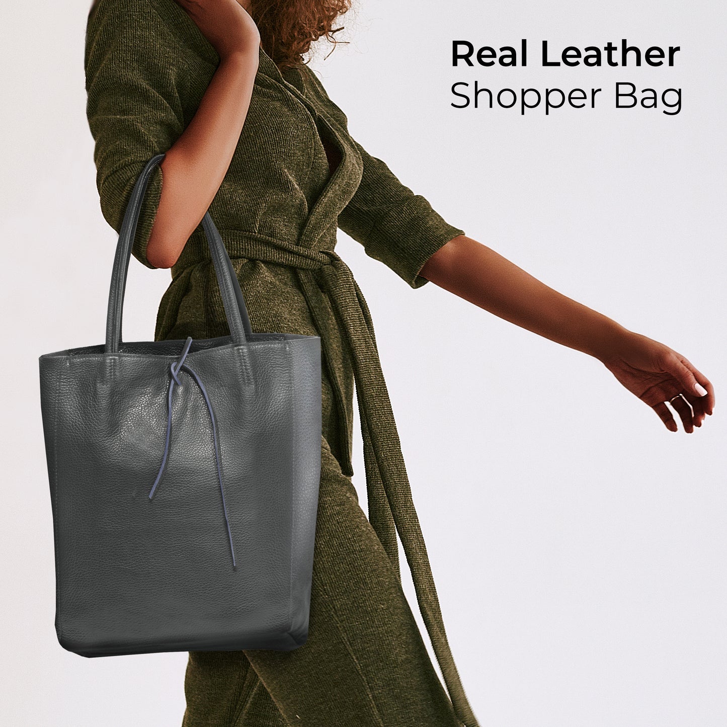 Calf Leather Tote Bag 201718