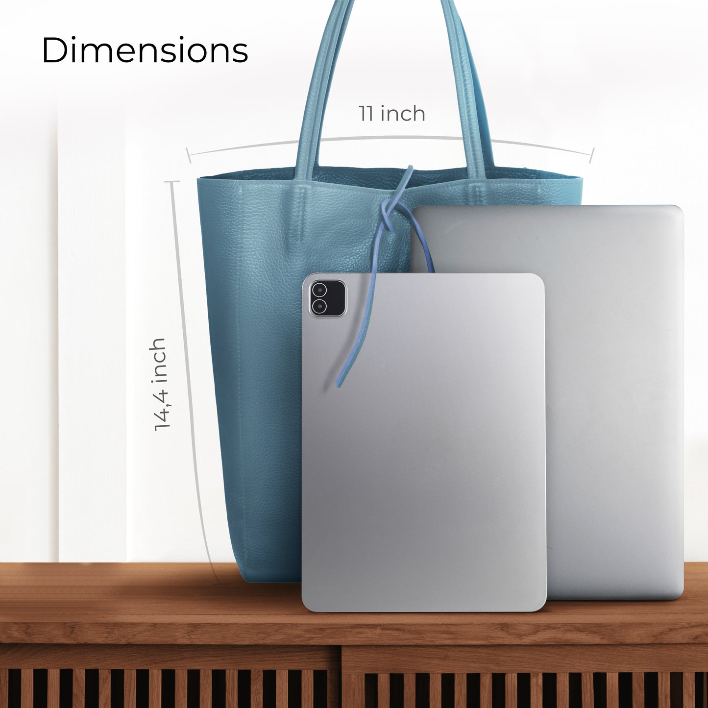 Calf Leather Tote Bag 201718
