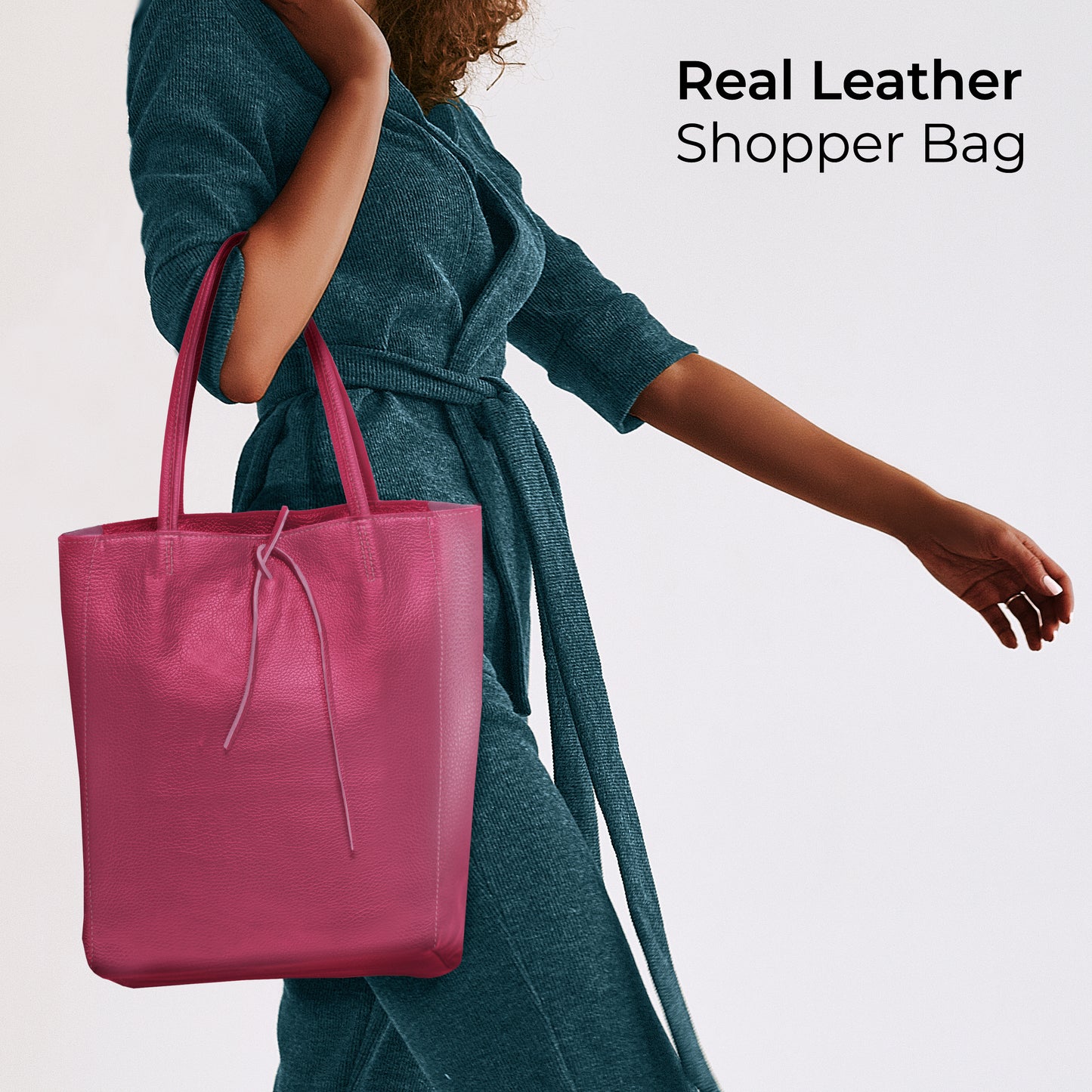 Calf Leather Tote Bag 201718