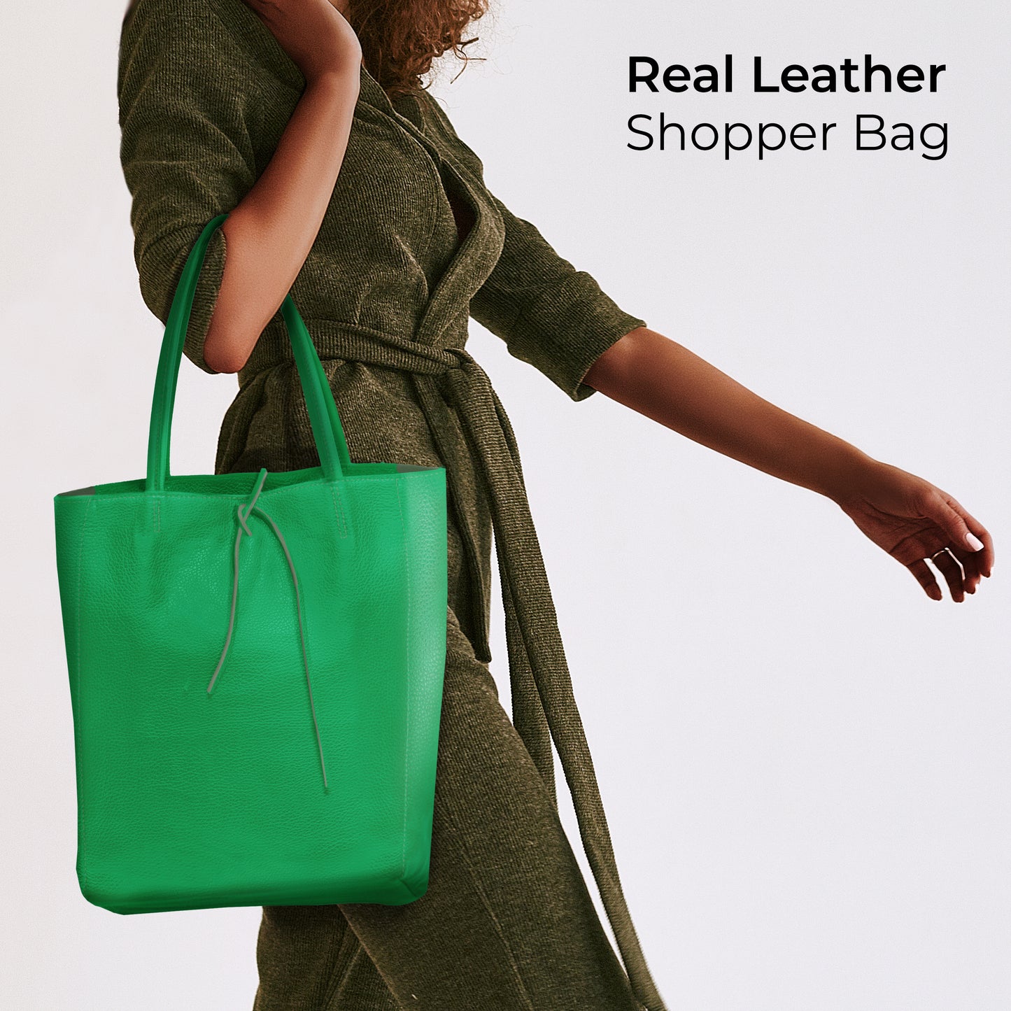 Calf Leather Tote Bag 201718