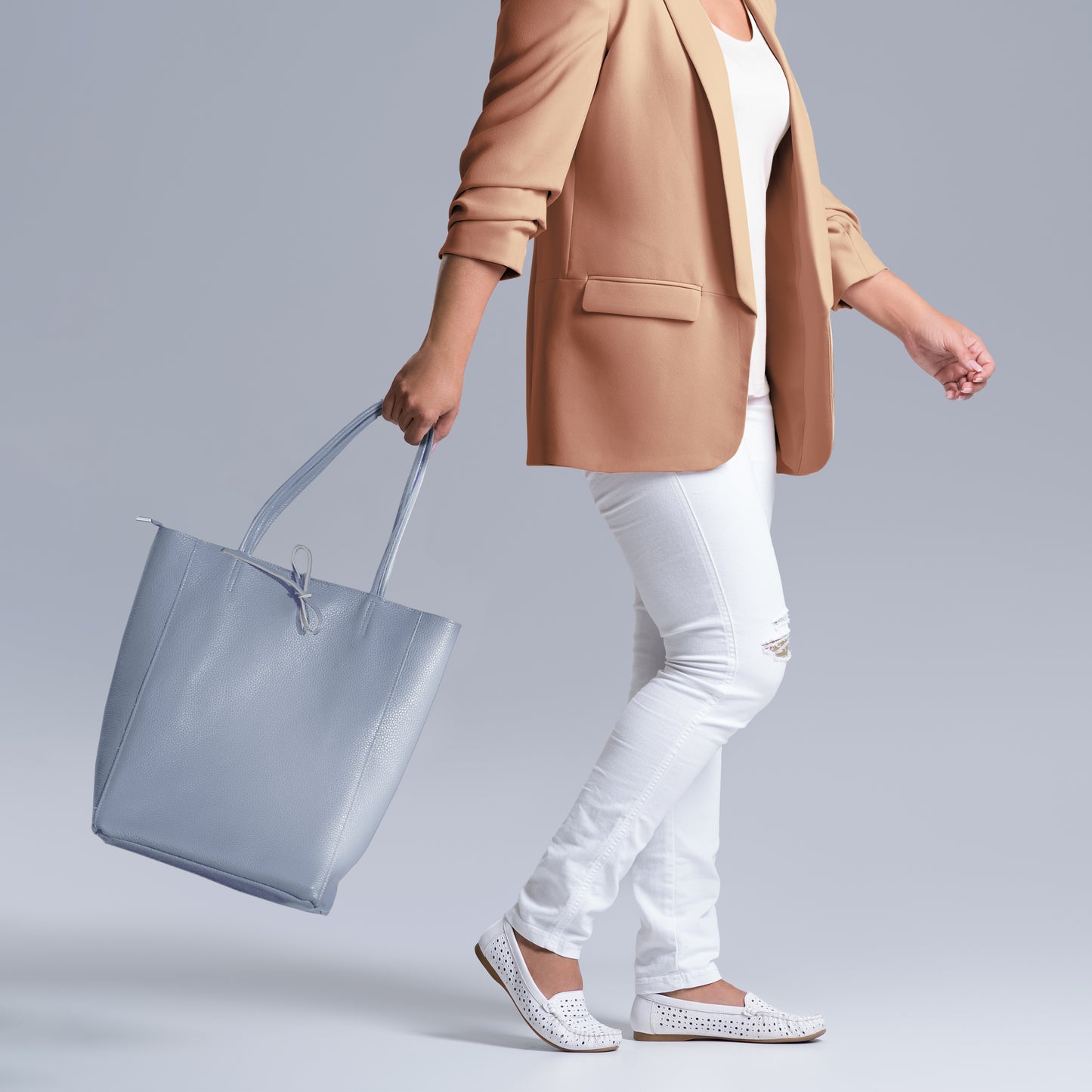 Calf Leather Tote Bag 201718