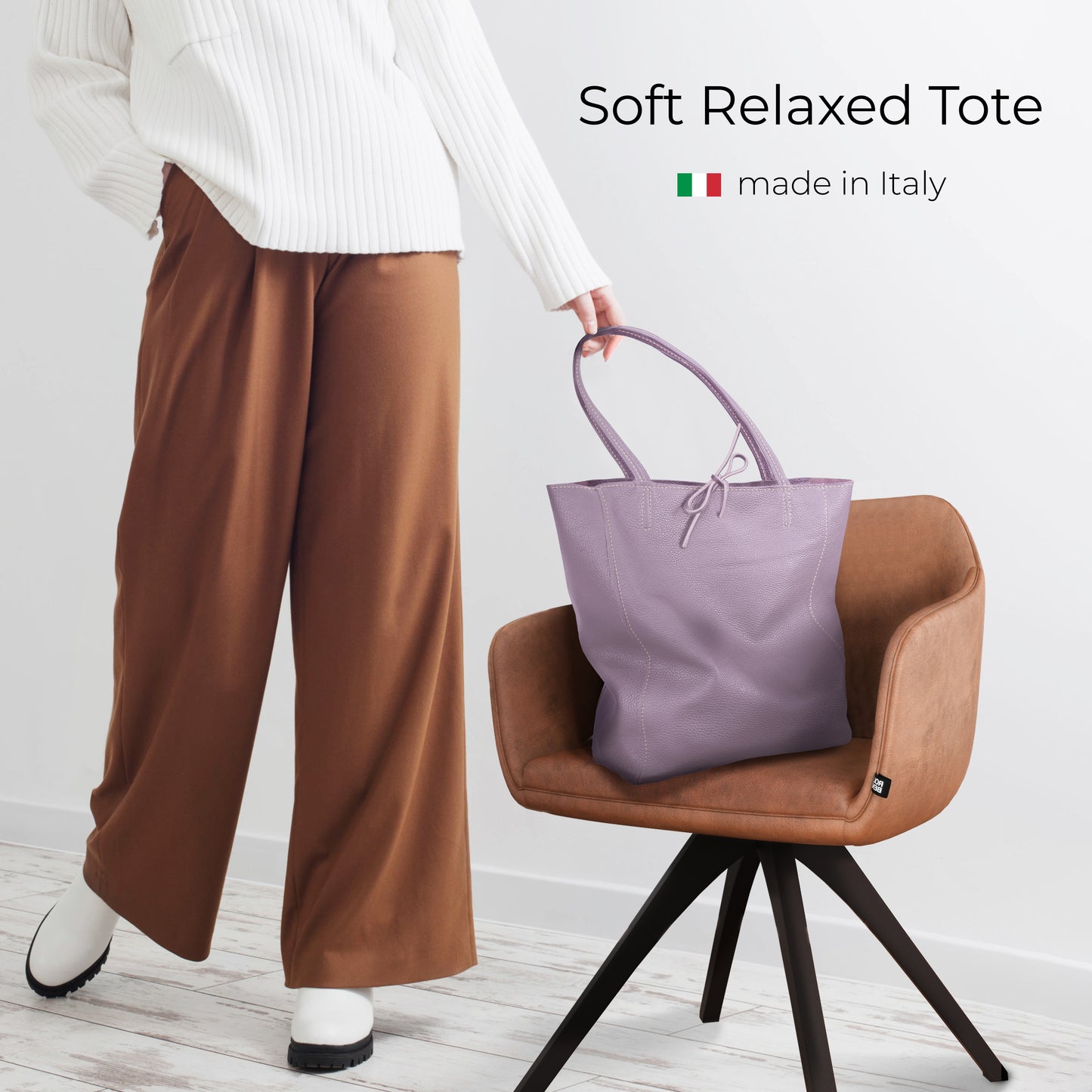 Calf Leather Tote Bag 201718