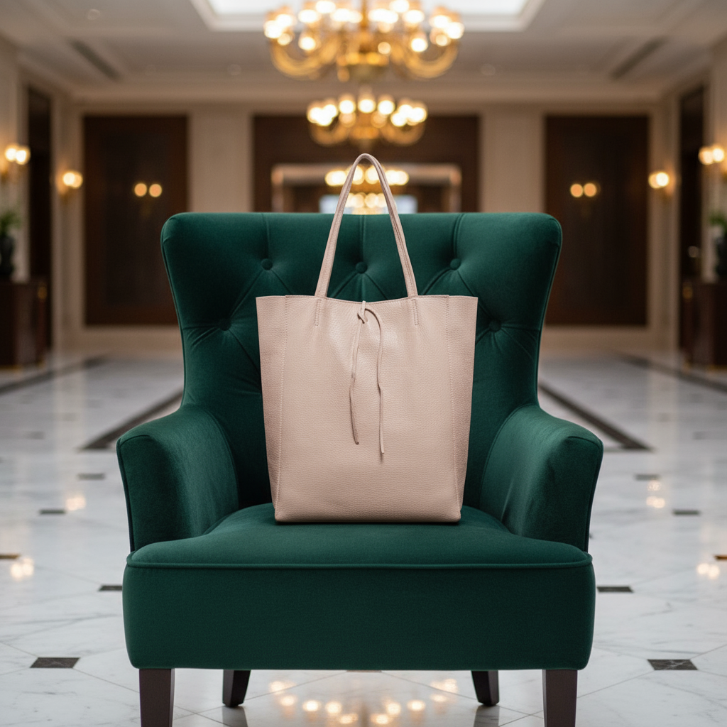 Calf Leather Tote Bag 201718