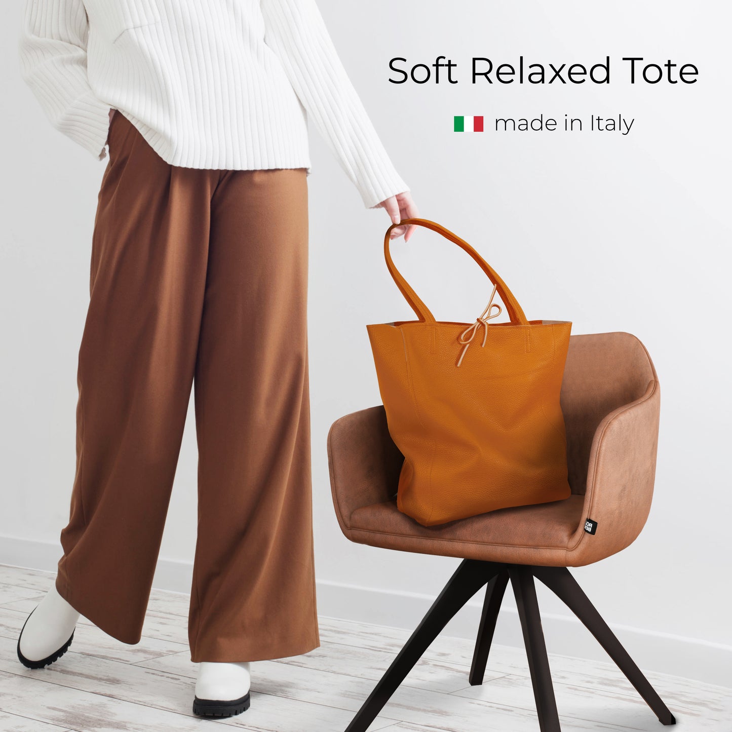 Calf Leather Tote Bag 201718
