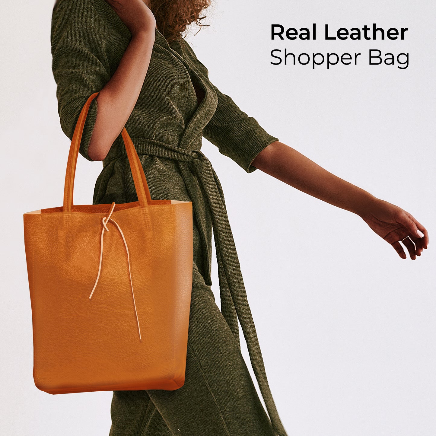 Calf Leather Tote Bag 201718