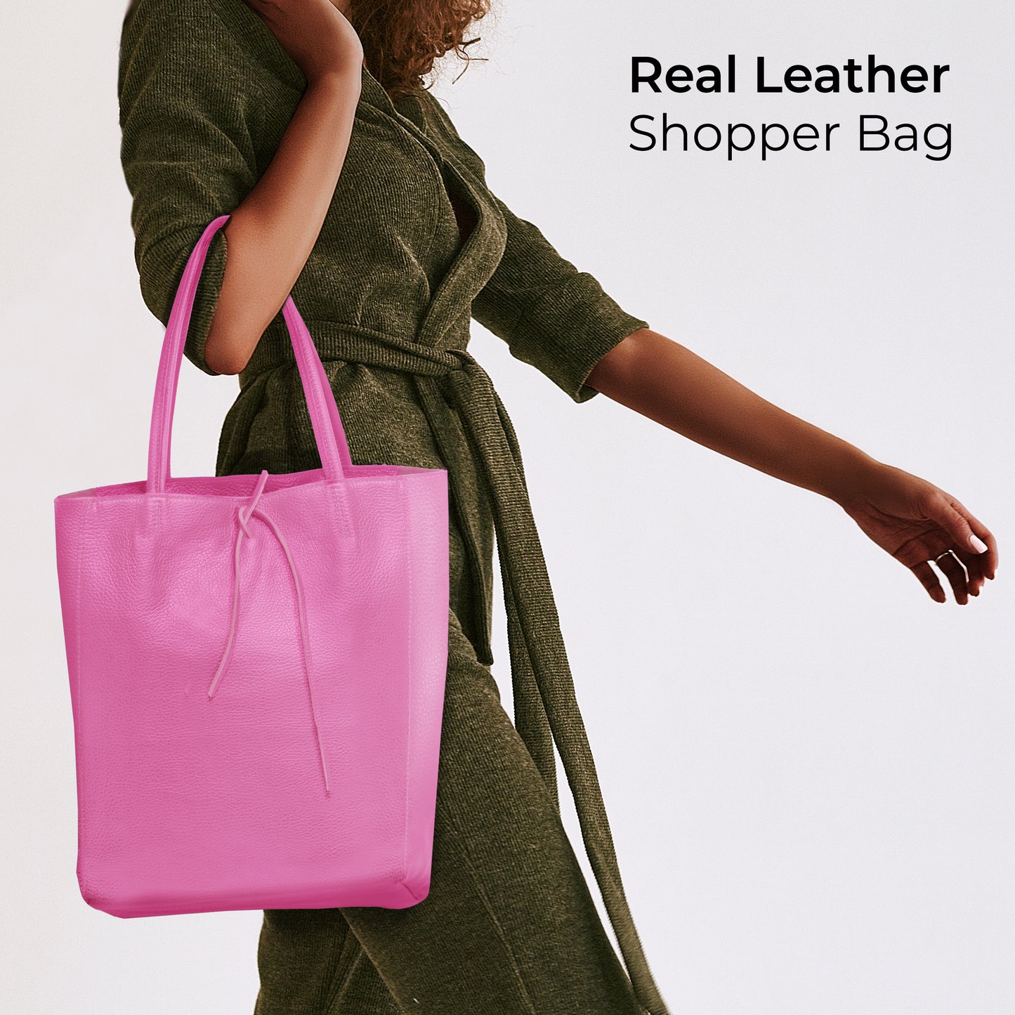 Calf Leather Tote Bag 201718