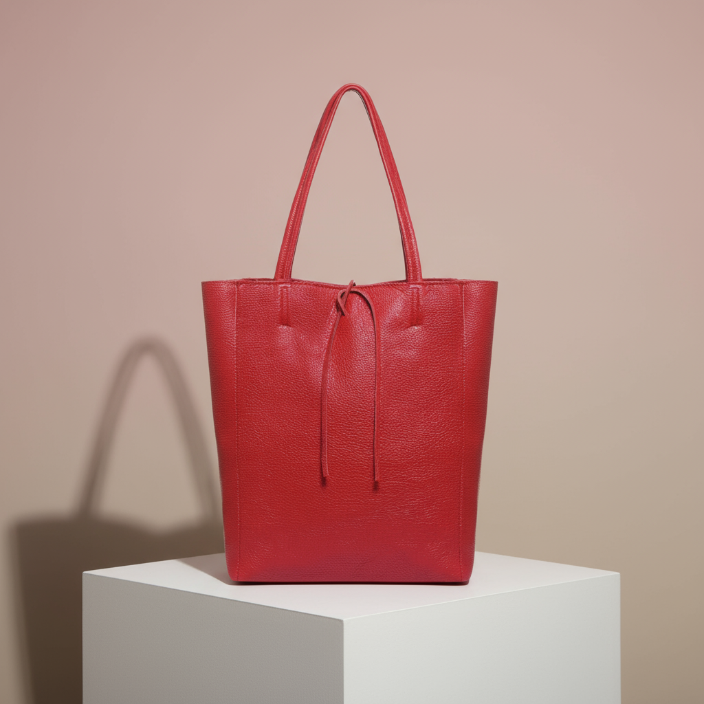 Calf Leather Tote Bag 201718