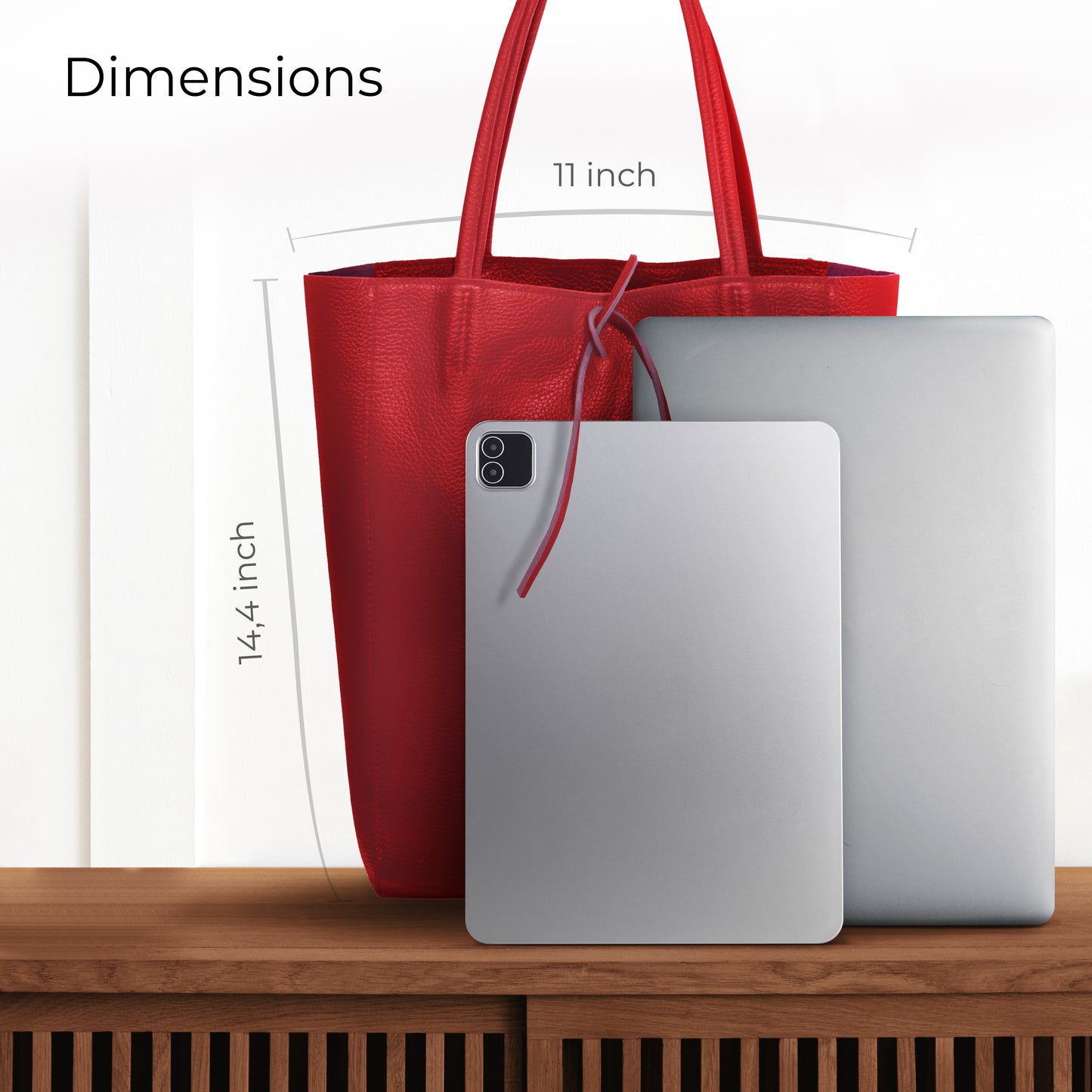 Calf Leather Tote Bag 201718