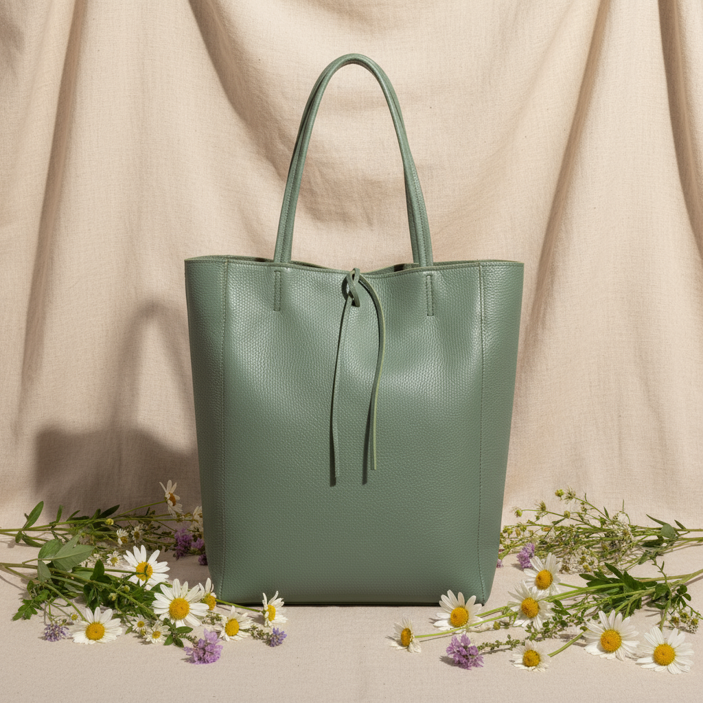 Calf Leather Tote Bag 201718