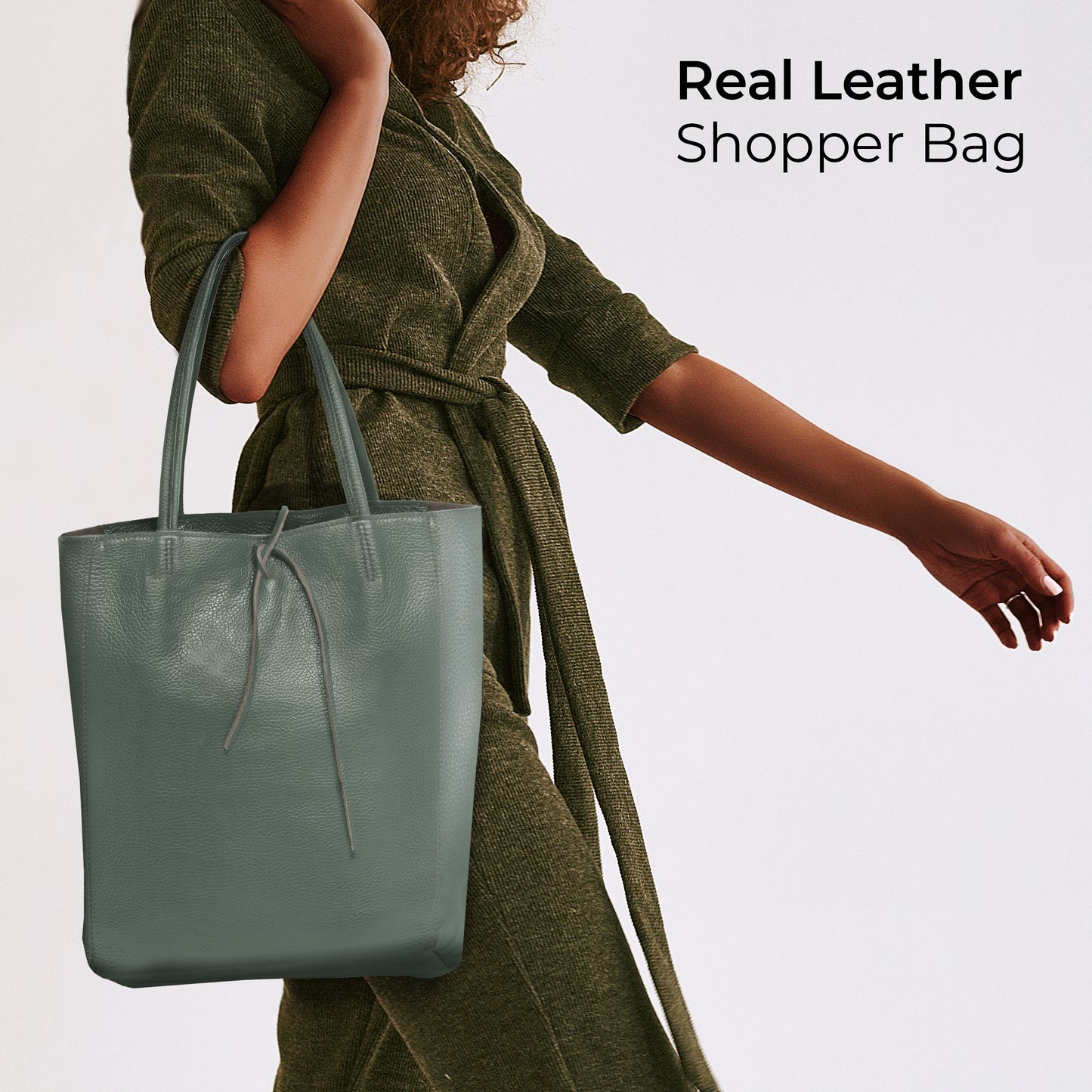 Calf Leather Tote Bag 201718